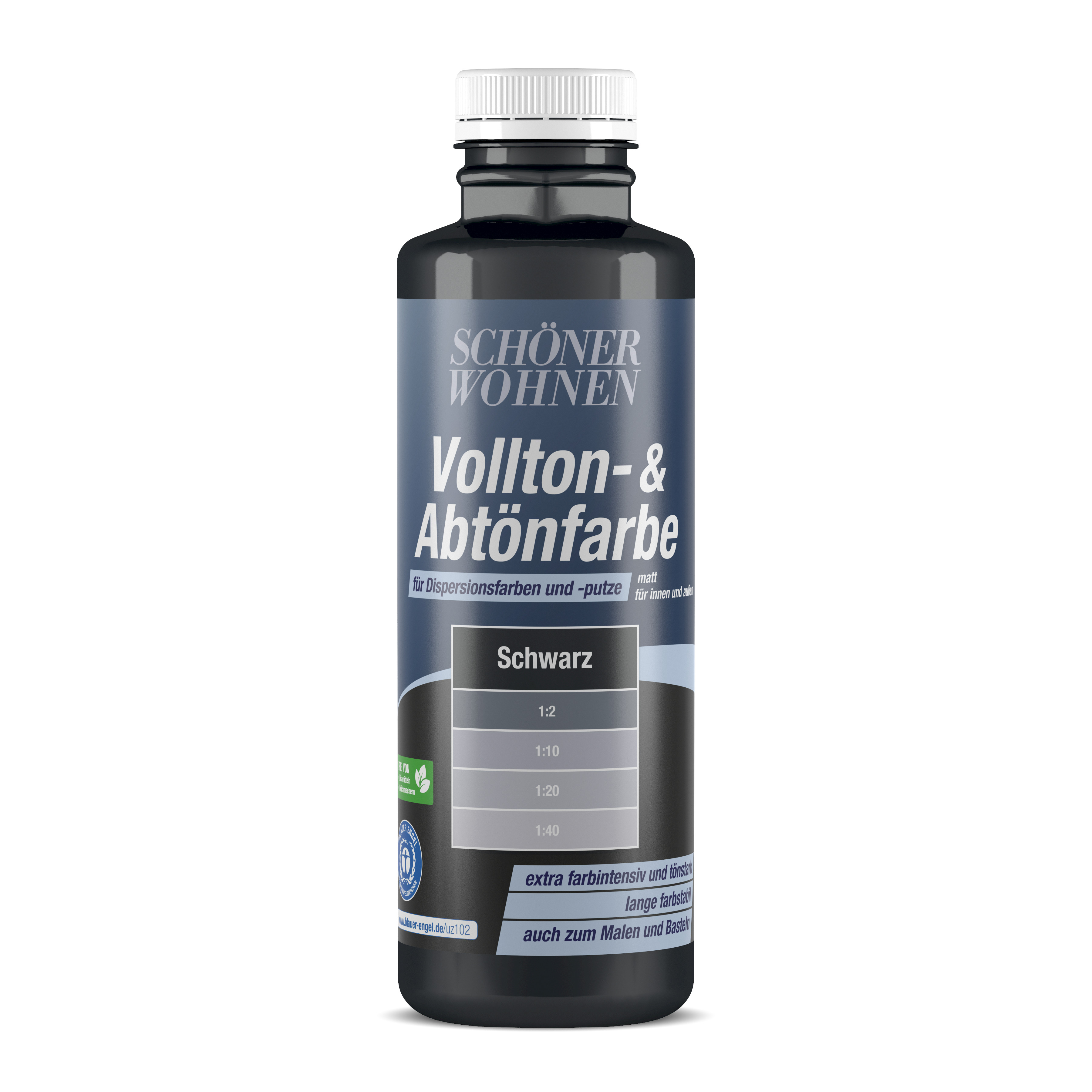 SW_2481-0500-9900 Schöner Wohnen Vollton- und Abtönfarbe, schwarz