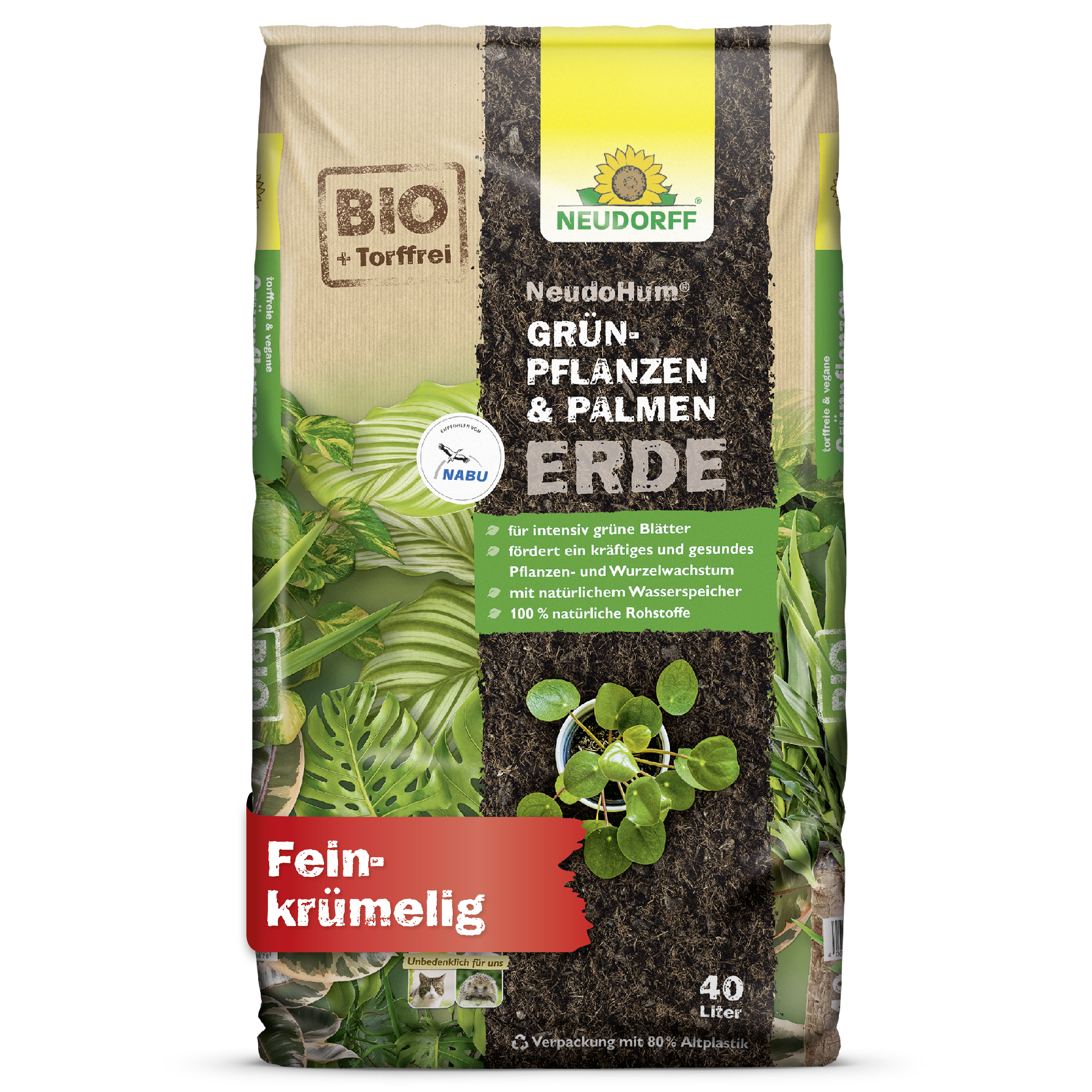 Neudorff NeudoHum Grünpflanzen- & PalmenErde 