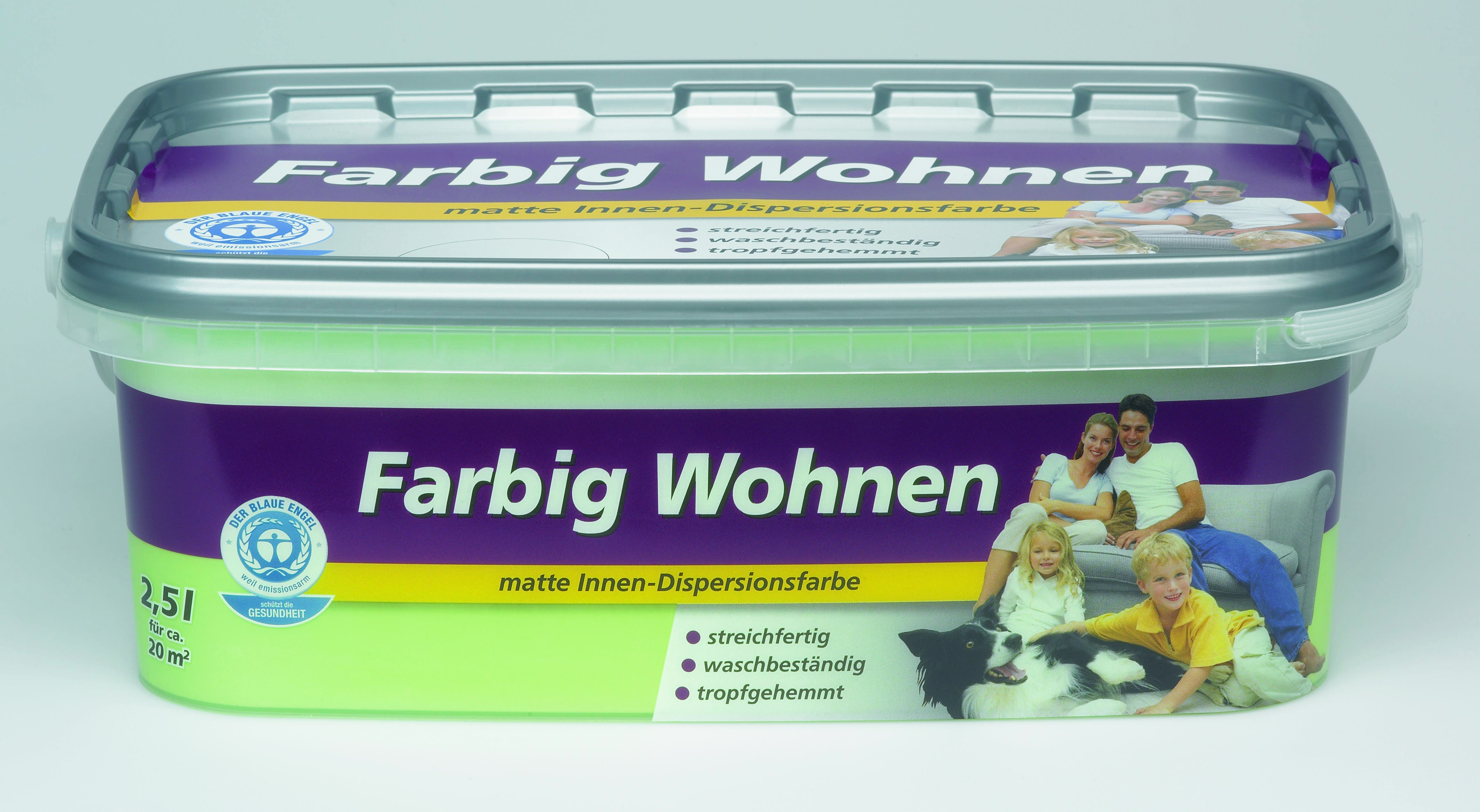 639427-Farbig-Wohnen_2-5l Super Nova Farbig Wohnen Wandfarbe, Mojito