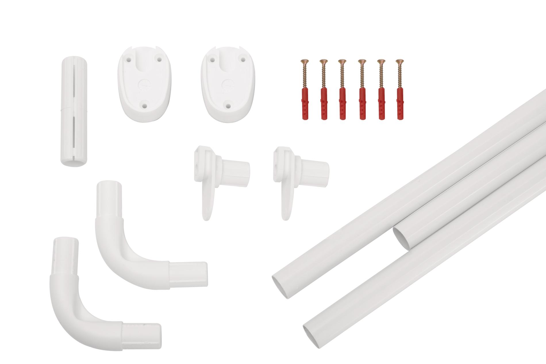 141852-3   UNIVERSALDUSCHGESTÄNGE WEIß