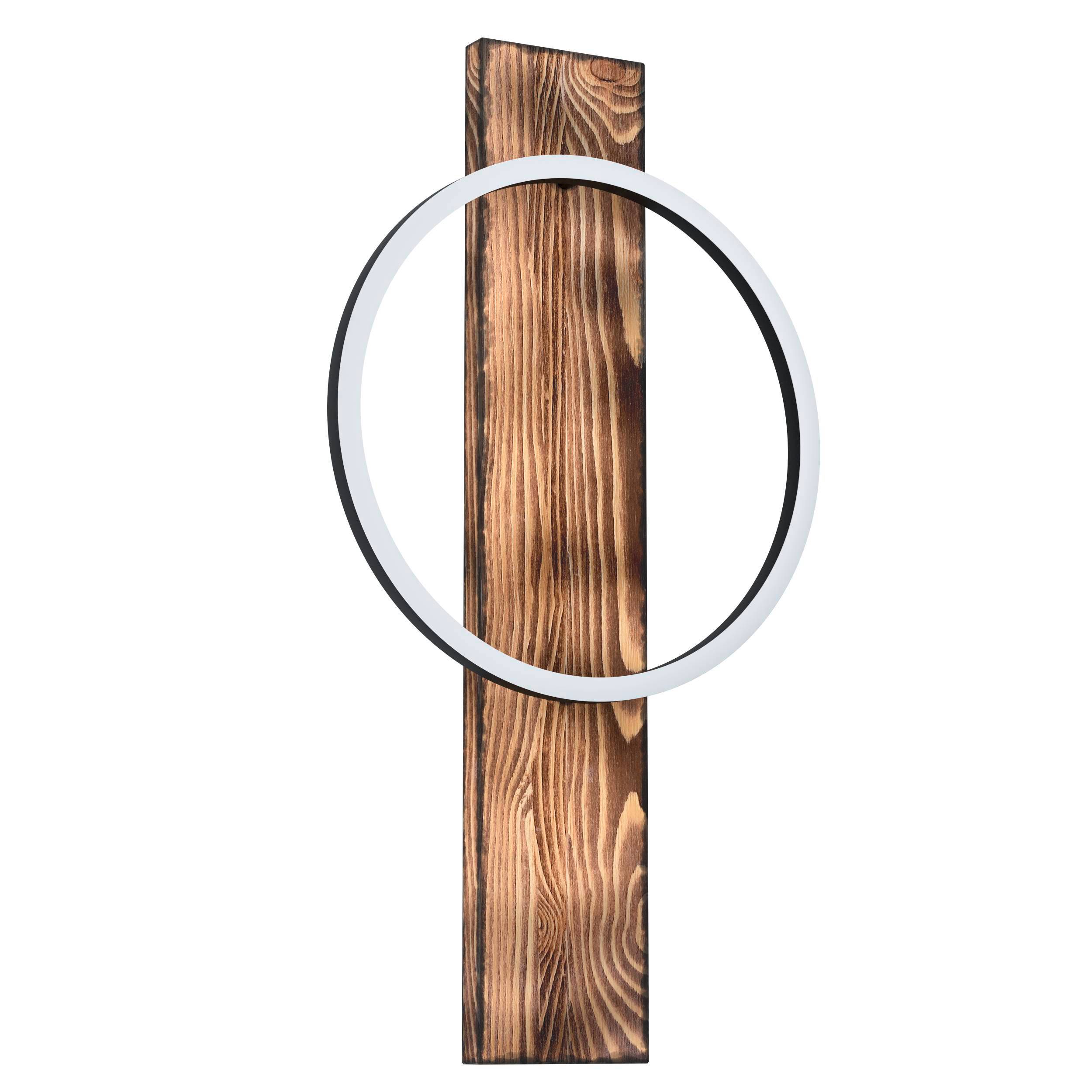 791361-3 Eglo Wandleuchte, SW/HOLZ RUST.BOYAL