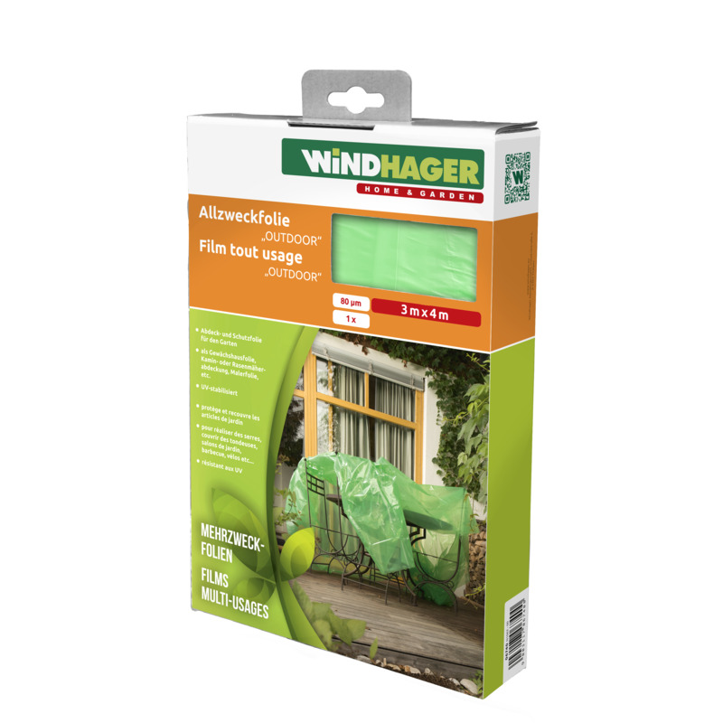 Windhager Allzweck-Folie, Outdoor, 4 m Windhager Allzweck-Folie, Outdoor, 4 m