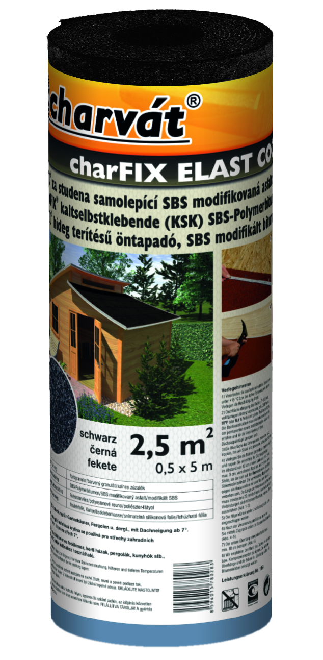 charFIX Gartenhausbedachung ELAST COOL, schwarz charFIX Gartenhausbedachung ELAST COOL, schwarz