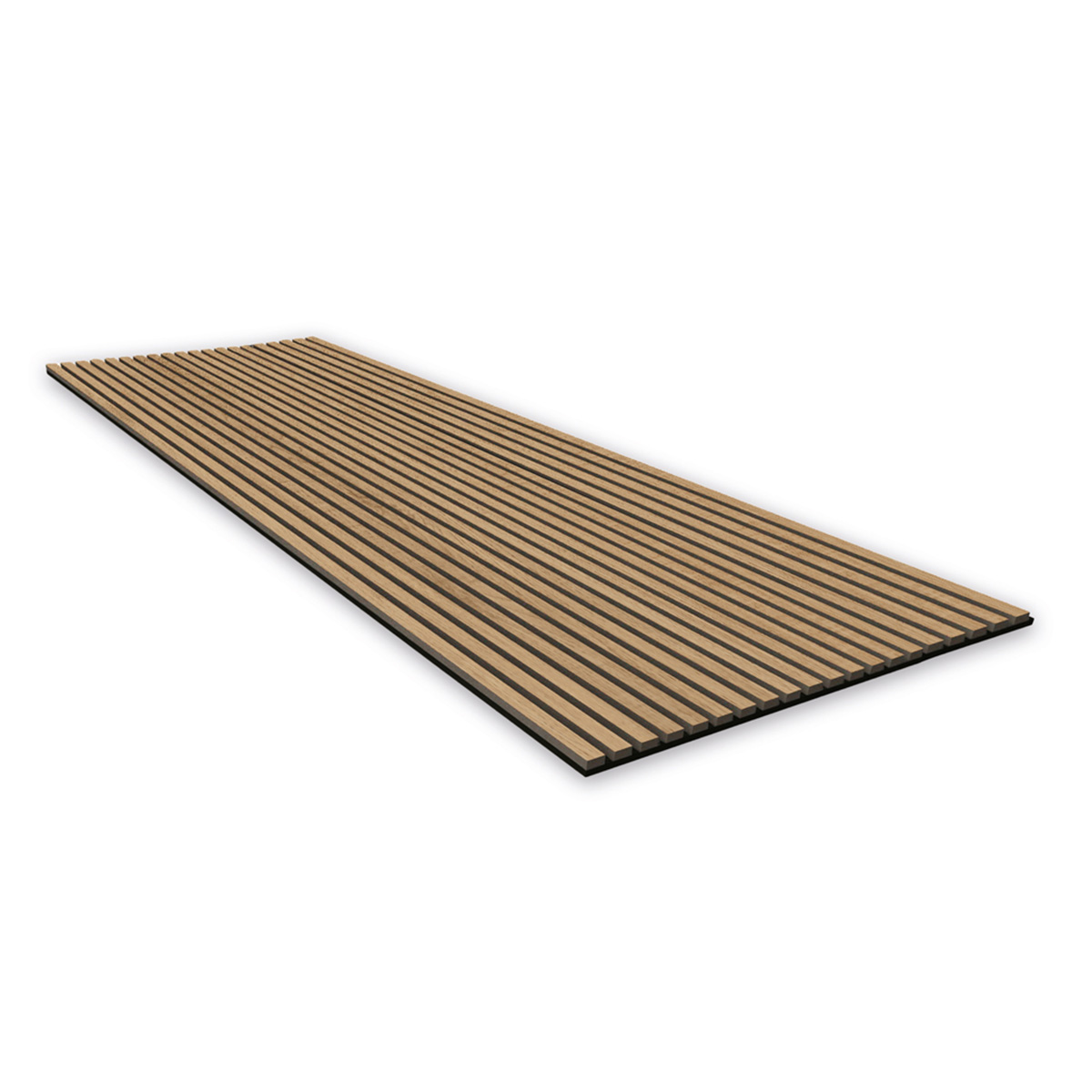 Jangal Wandpaneel Solid Teak MDF Furnier, 1206 x 800 x 22 mm