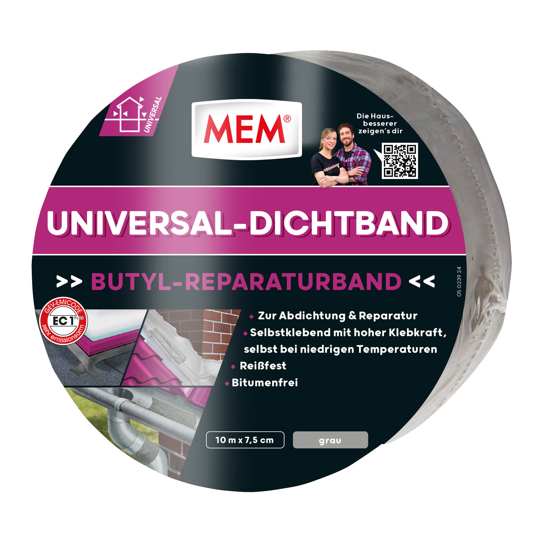 Mem Universal-Dichtband, 7.5 cm x 10 m