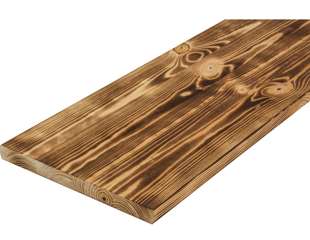 Rettenmeier Leimholz Kiefer geflammt "Antik", 200 x 2000 mm
