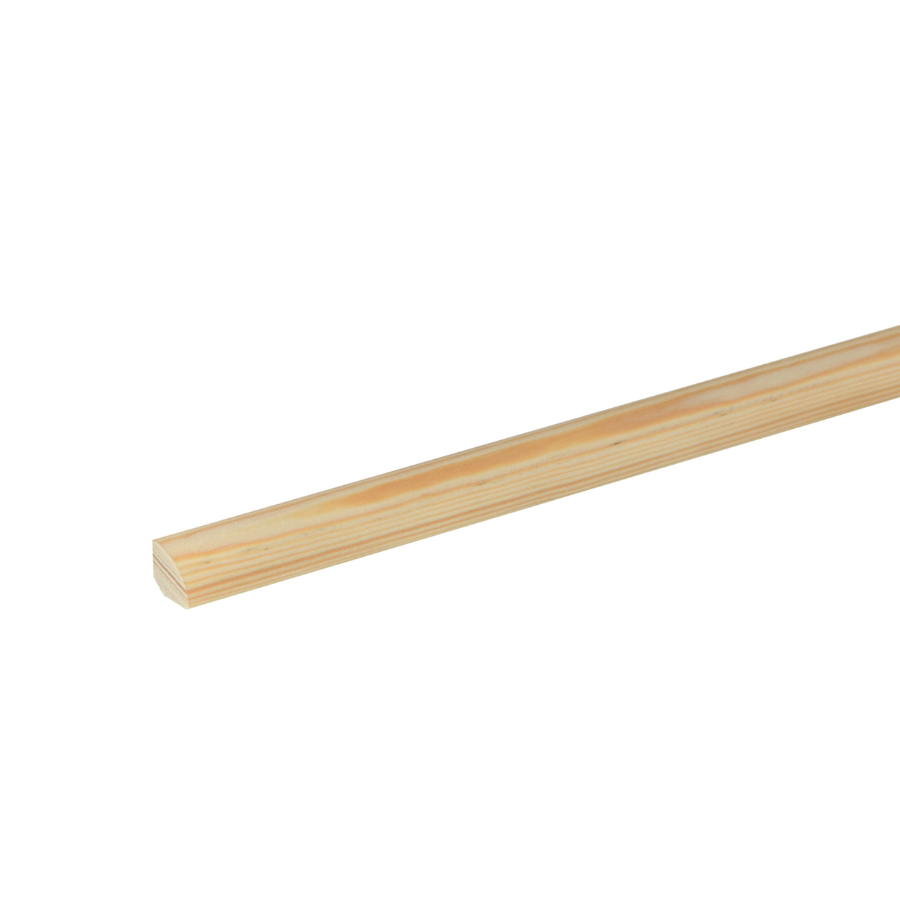 544161 Neuhofer Viertelrundstab, Fichte/Kiefer astrein roh