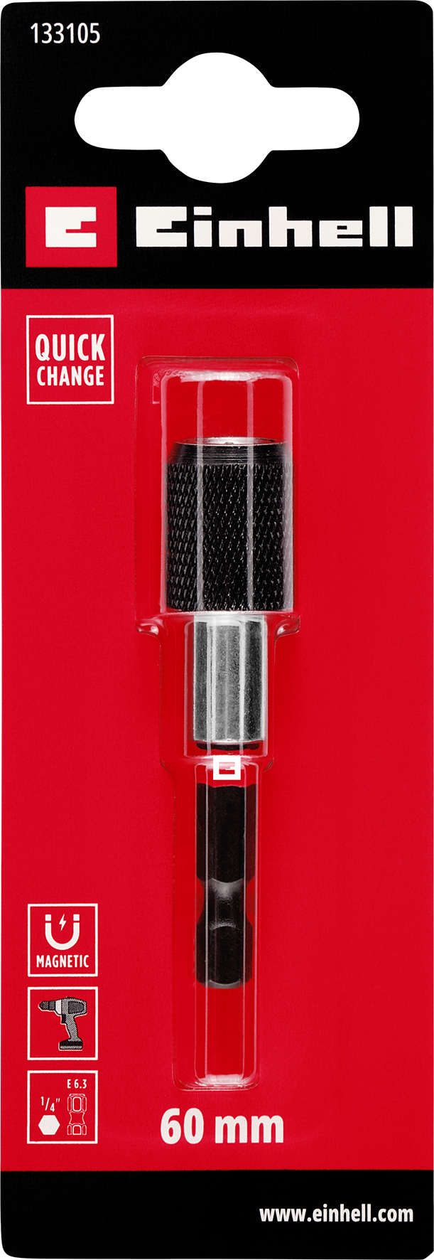 Einhell Schnellwechselbithalter, 60 mm Einhell Schnellwechselbithalter, 60 mm
