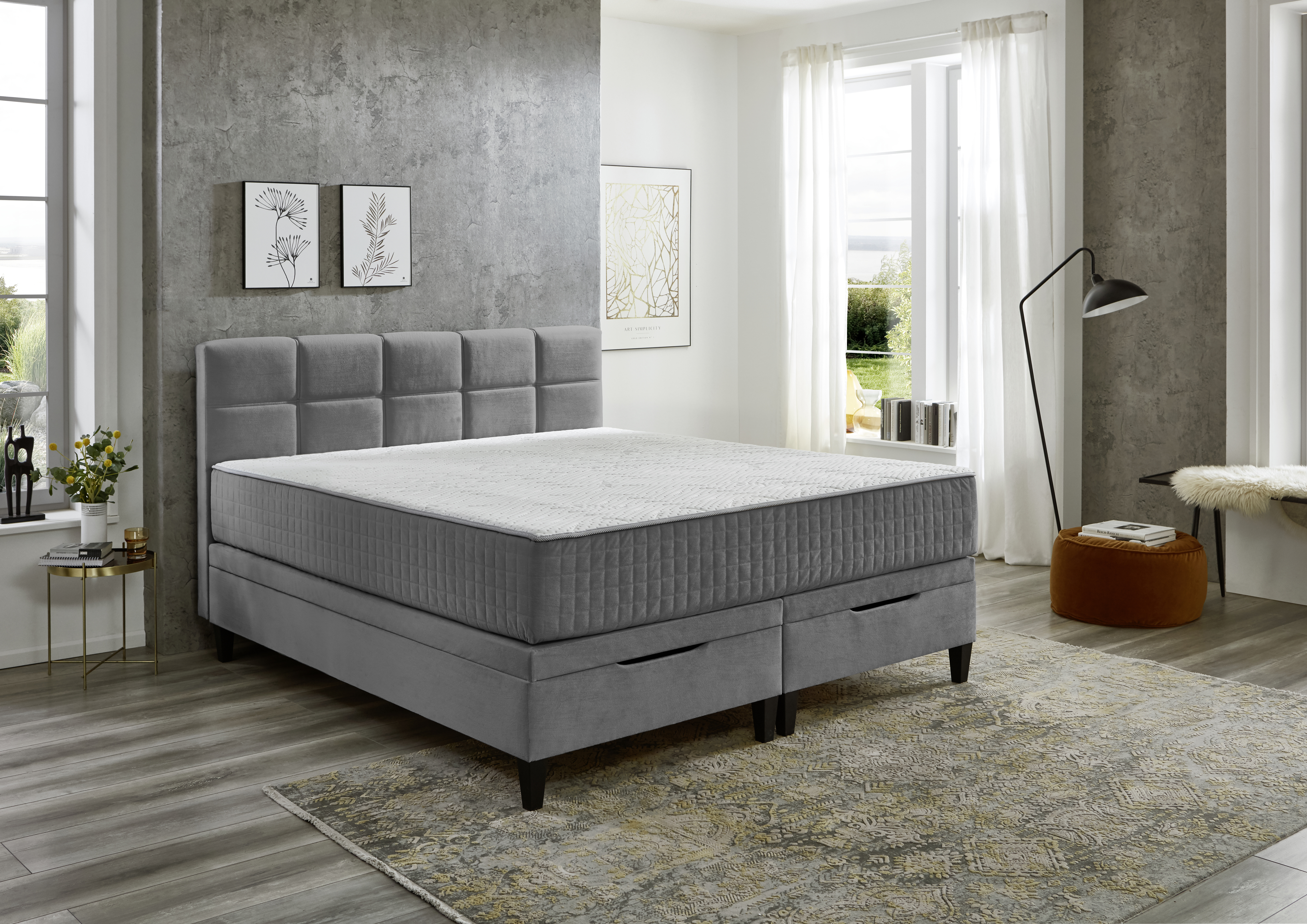 Sun Garden Boxspringbett 2590 Wien, 180 x 200 cm Sun Garden Boxspringbett 2590 Wien, 180 x 200 cm