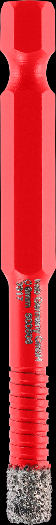 kwb Fliesenbohrer 6-Kant, 6 mm kwb Fliesenbohrer 6-Kant, 6 mm