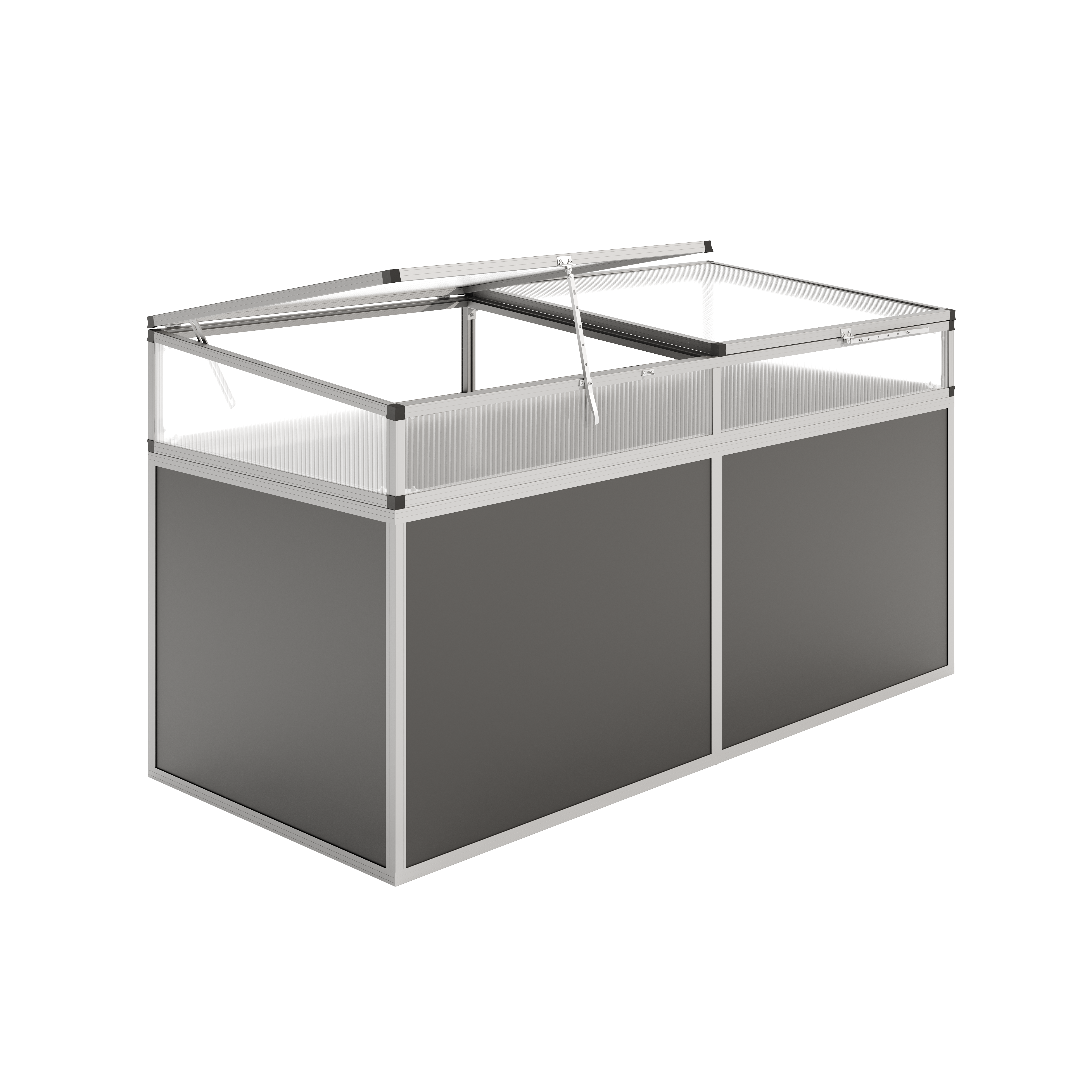 KGT Aluminium-Hochbeet 210, Profilsystem "pressblank" KGT Aluminium-Hochbeet 210, Profilsystem "pressblank"