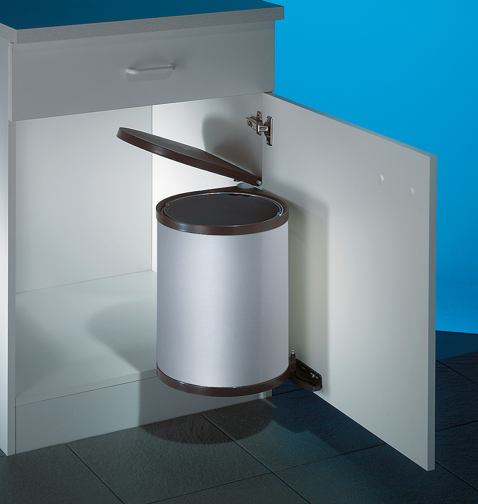 WESCO Abfalleimer Rondo 2, 13 L, silber WESCO Abfalleimer Rondo 2, 13 L, silber