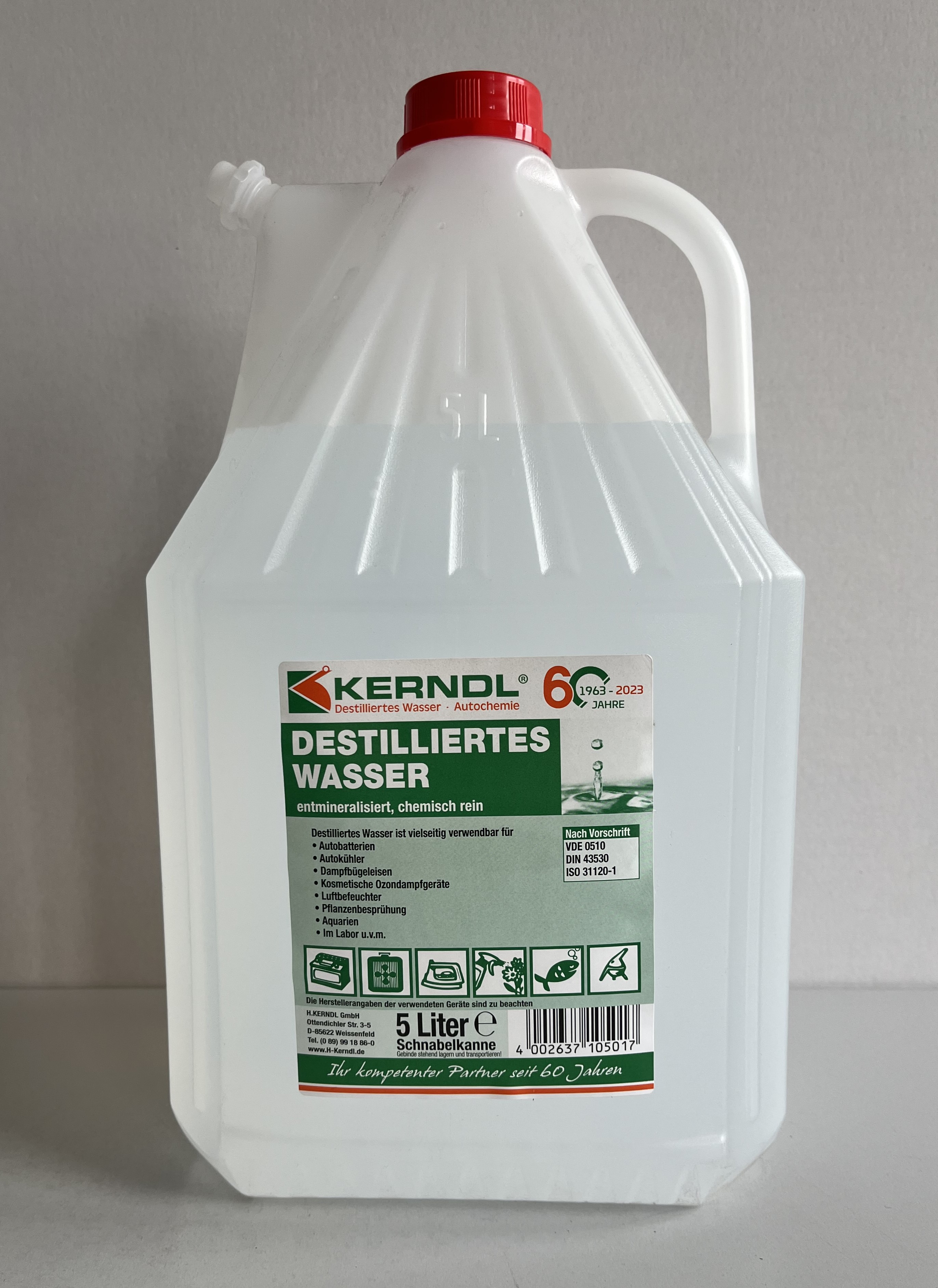 Kerndl Destilliertes Wasser, 5L