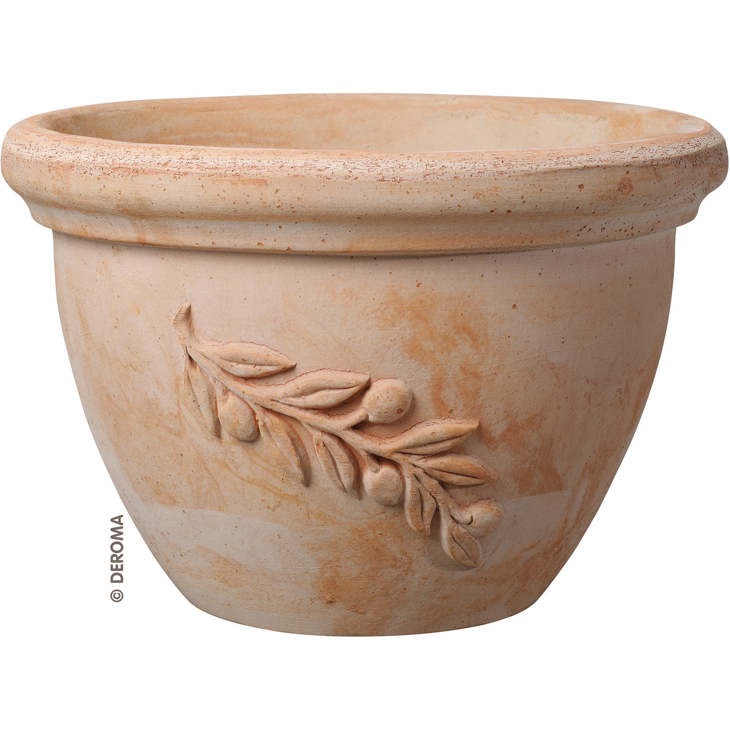0726232144366MR1XeJ8zHbbul Pflanzschale Olive terracotta 18cm