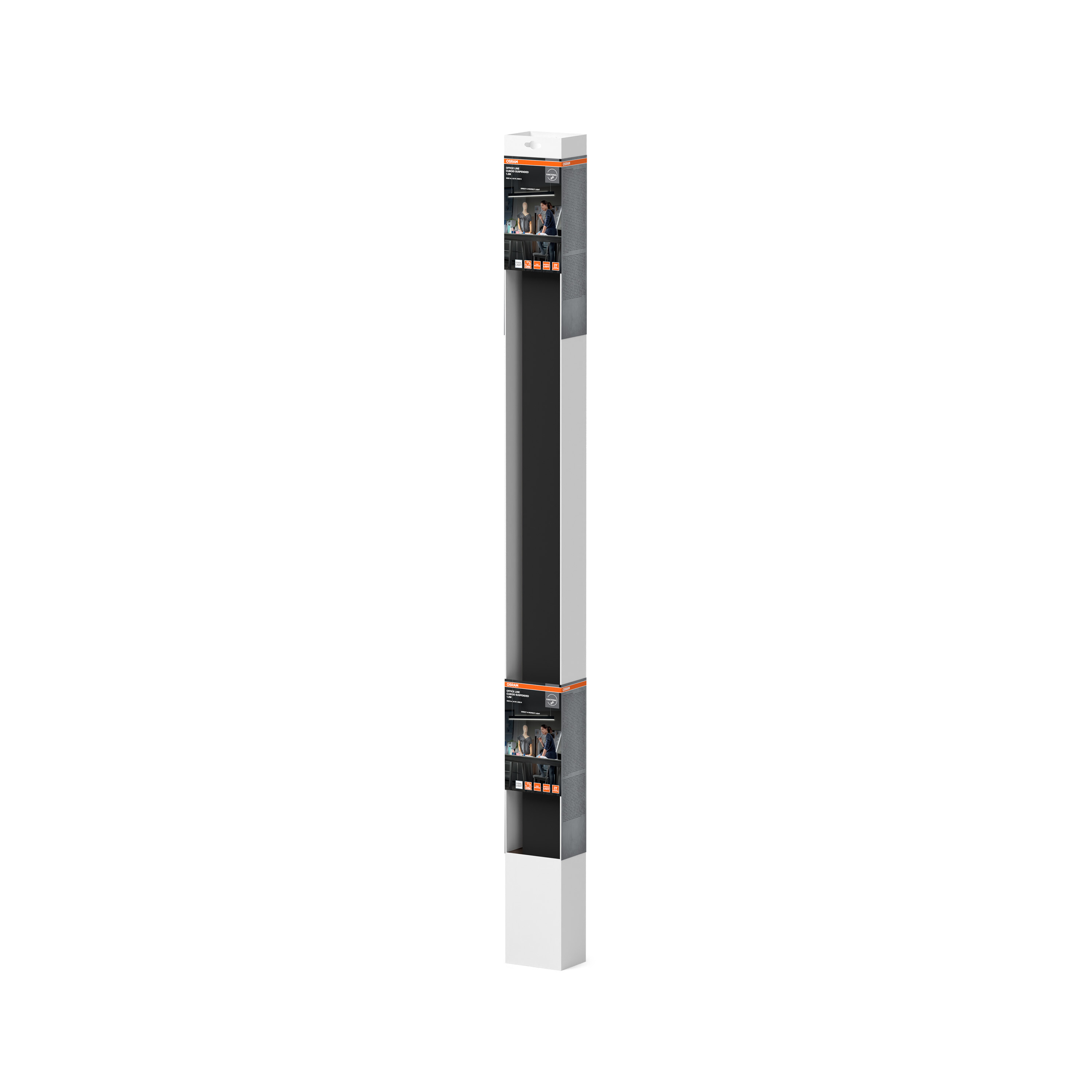 Osram LED Pendelleuchte Office Line, dimmbar, Schwarz