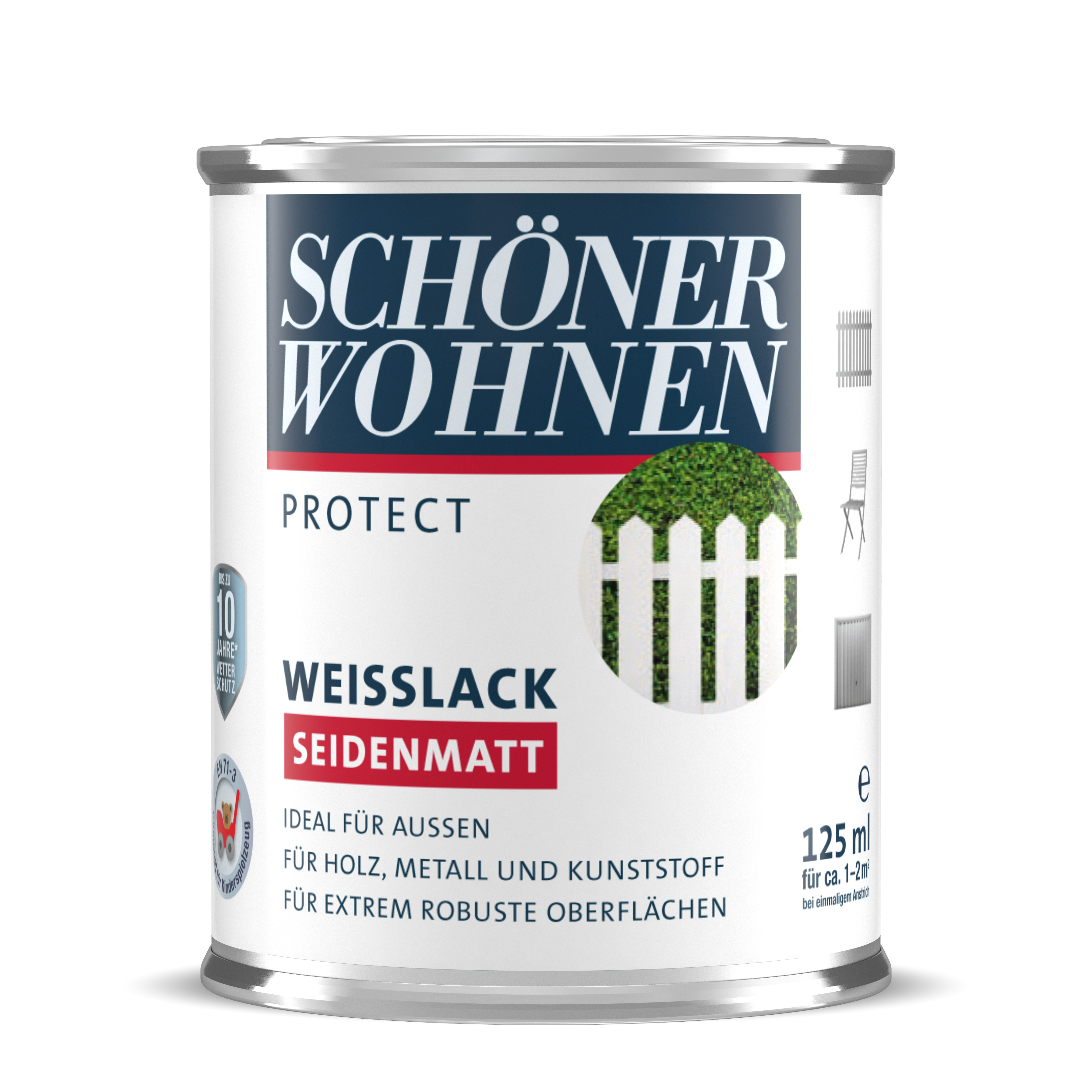 SW_2419-0125-0000 Schöner Wohnen Protect Weißlack, seidenmatt