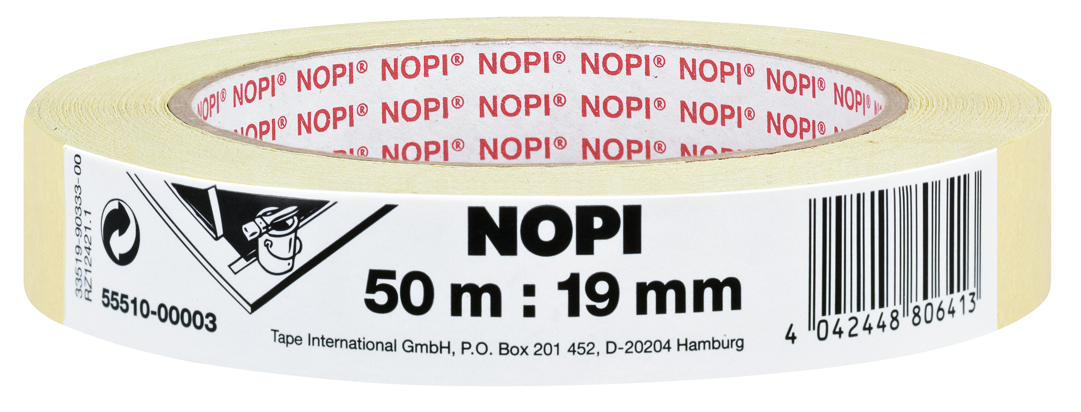 NOPI® Maler-Krepp, 50 m : 19 mm NOPI® Maler-Krepp, 50 m : 19 mm