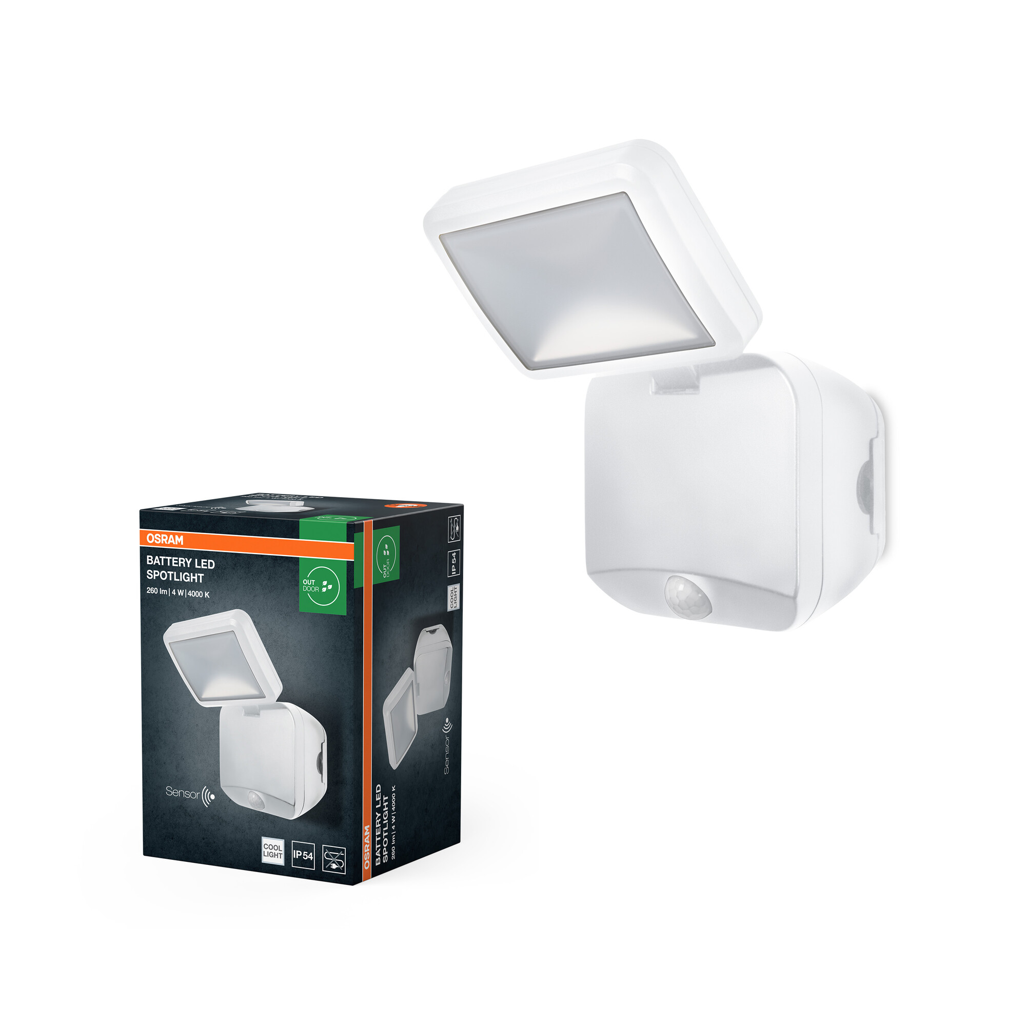 Osram LED Außenleuchte Battery Single, 4W, neutralweiß