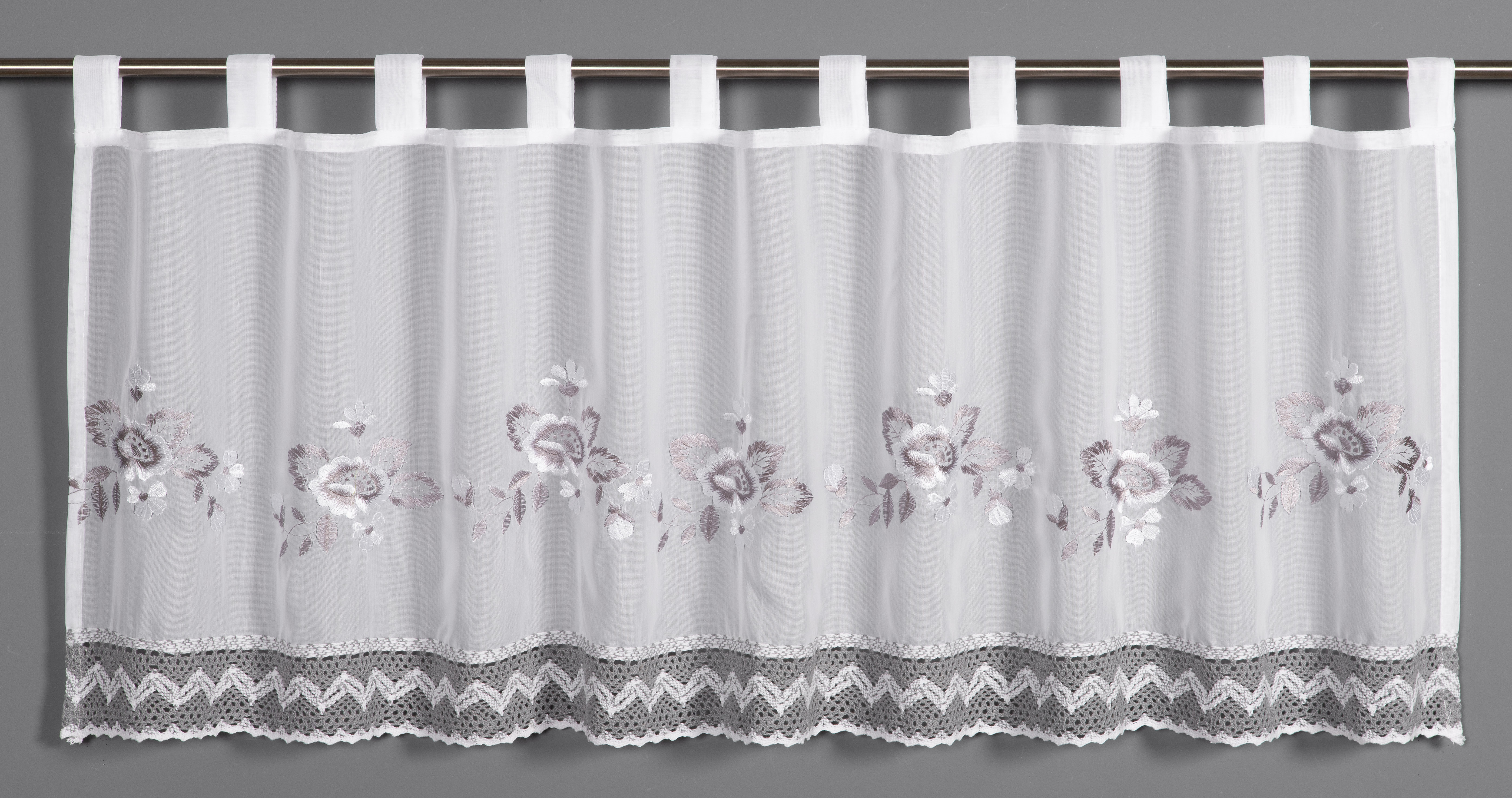 Sehlbach Fertiggardine silbergrau, 135 x 45 cm Sehlbach Fertiggardine silbergrau, 135 x 45 cm