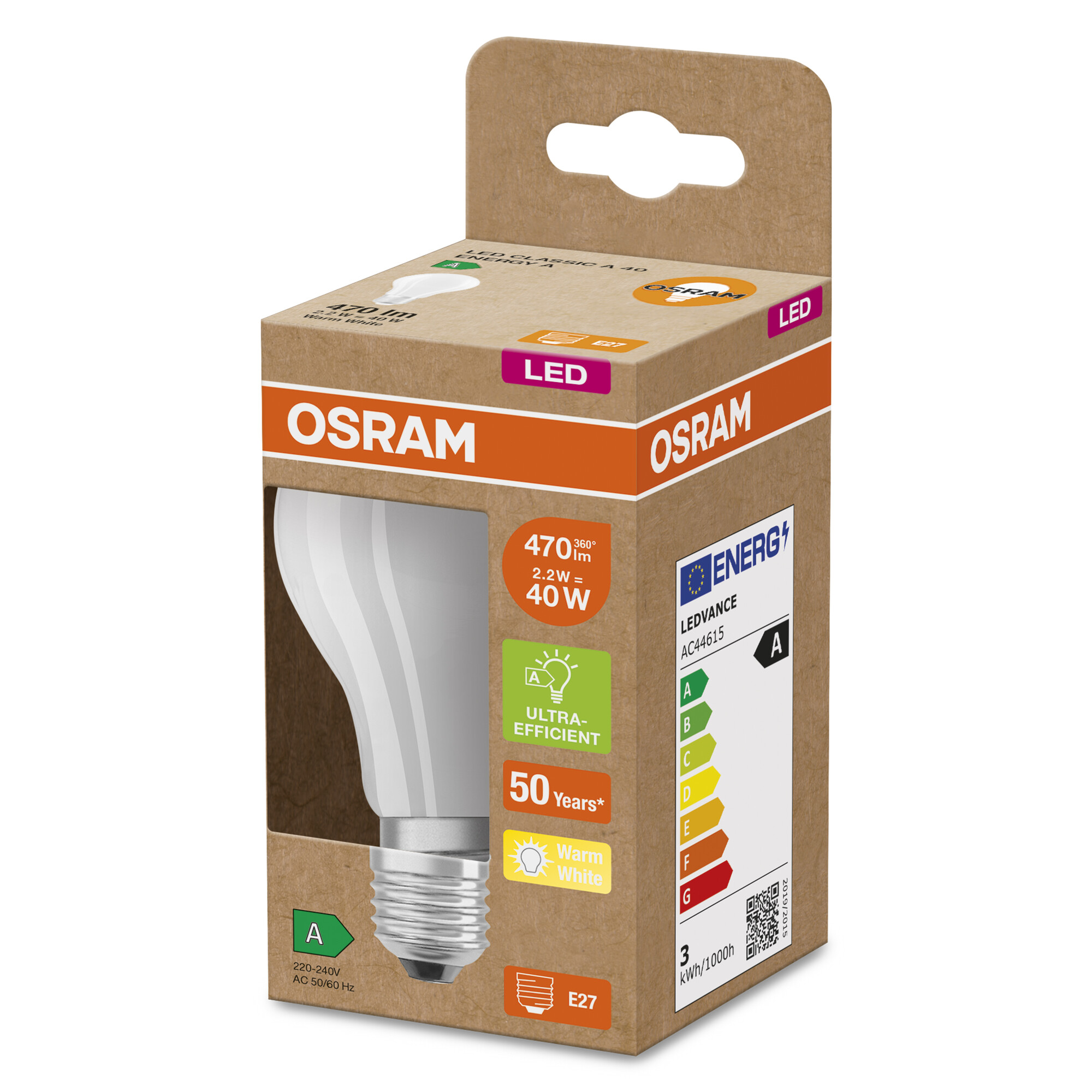 Osram Leuchtmittel Classic matt, E27