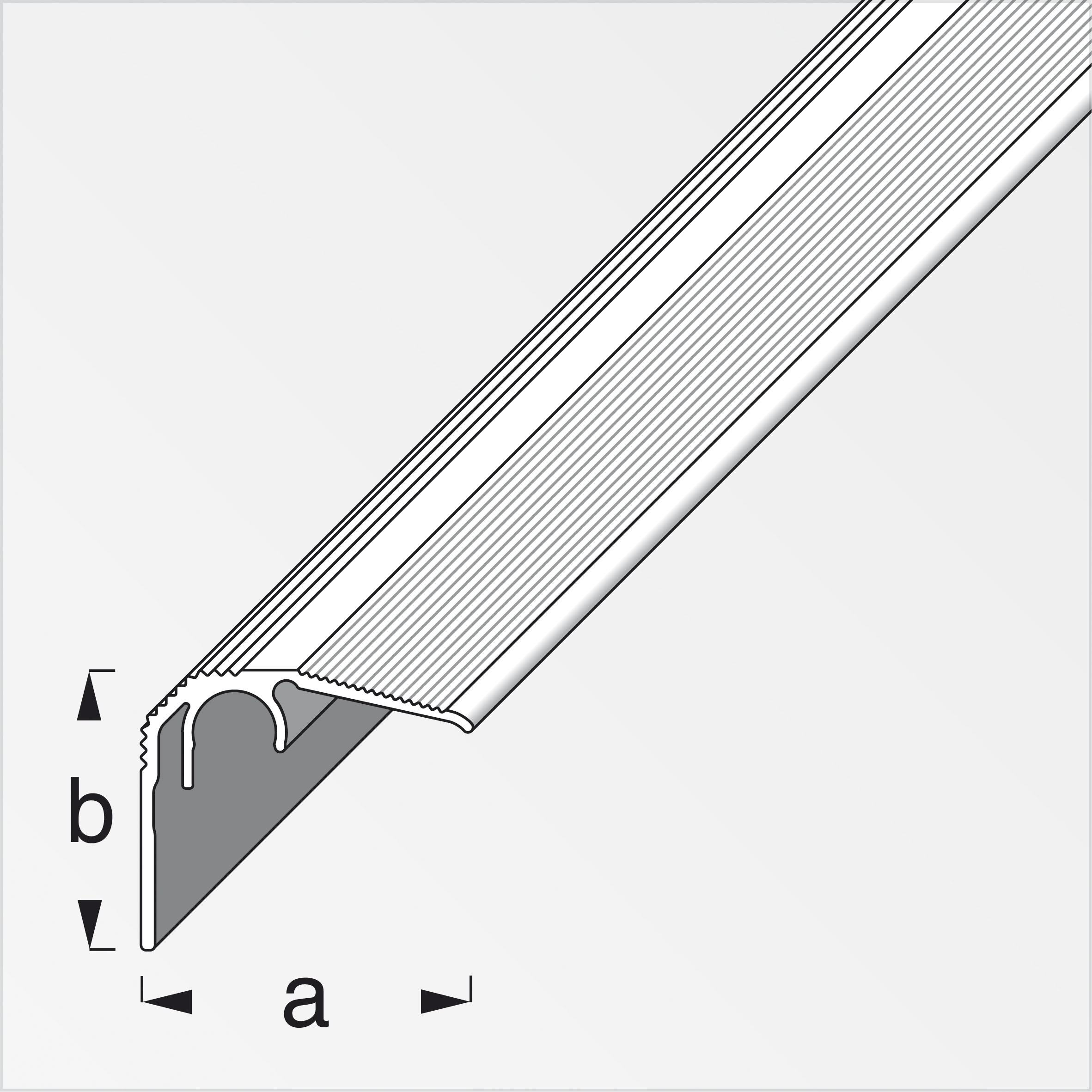 Alfer Abschluss-Profil, 27 mm; messingoptik Alfer Abschluss-Profil, 27 mm; messingoptik