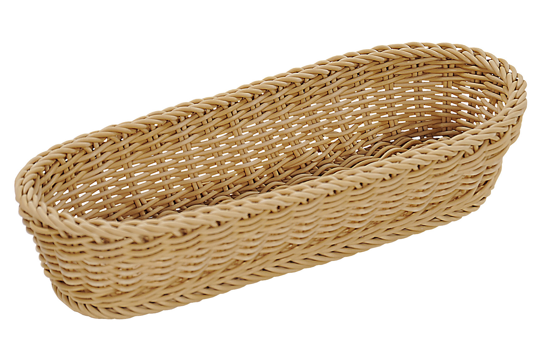 Kesper Baguette-Korb aus Kunststoffgeflecht, 42 x 13,5 x 7 cm Kesper Baguette-Korb aus Kunststoffgeflecht, 42 x 13,5 x 7 cm