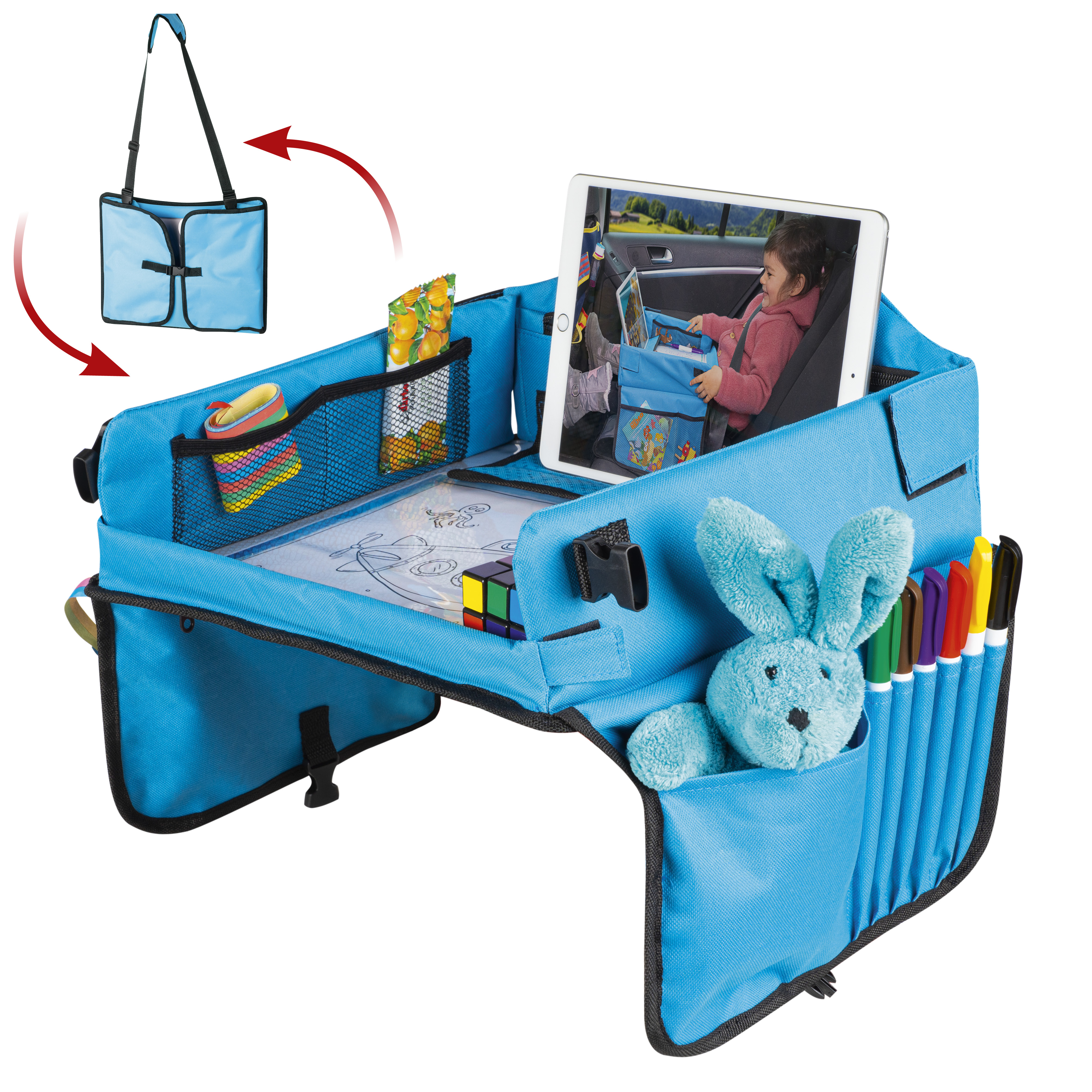 Kids Experts Kinderspieltisch Lenny, hellblau/schwarz Kids Experts Kinderspieltisch Lenny, hellblau/schwarz