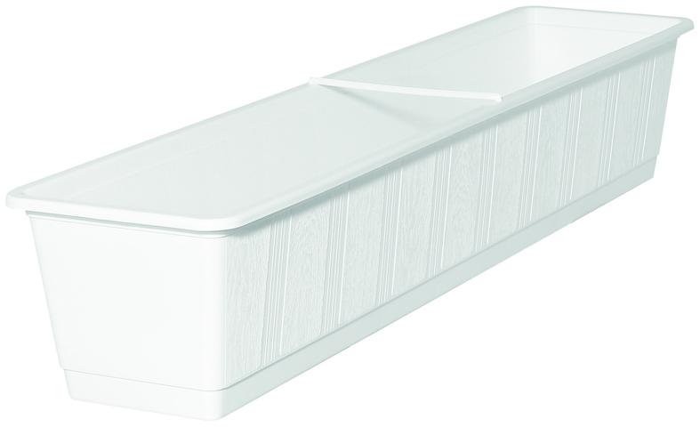 535037-80308010-L BLUMENKASTEN STANDARD 80CM WEISS    GELI