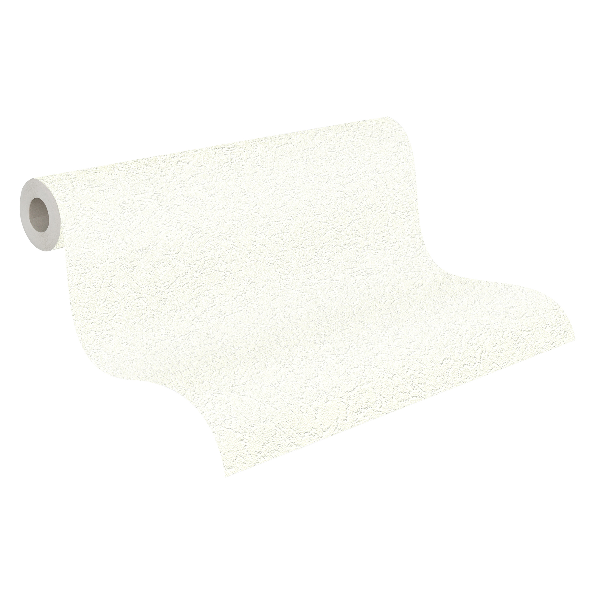 A.S. Création Strukturtapete, überstreichbar, weiß uni, extra große Rolle A.S. Création Strukturtapete, überstreichbar, weiß uni, extra große Rolle