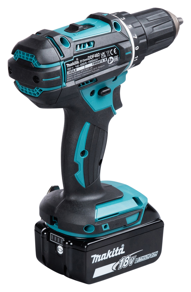 Makita Akku-Bohrschrauber DDF482, 18V (Ohne Akku, ohne Ladegerät)
