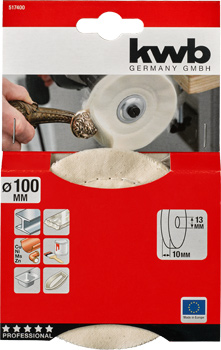 517400-300 Kwb Schwabbelscheibe, 100 mm