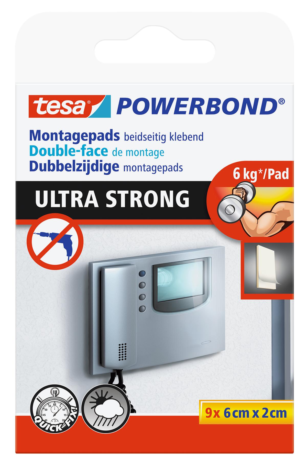 tesa_55790_LI406_pa_003 tesa Powerbond Montagepads Ultra Strong