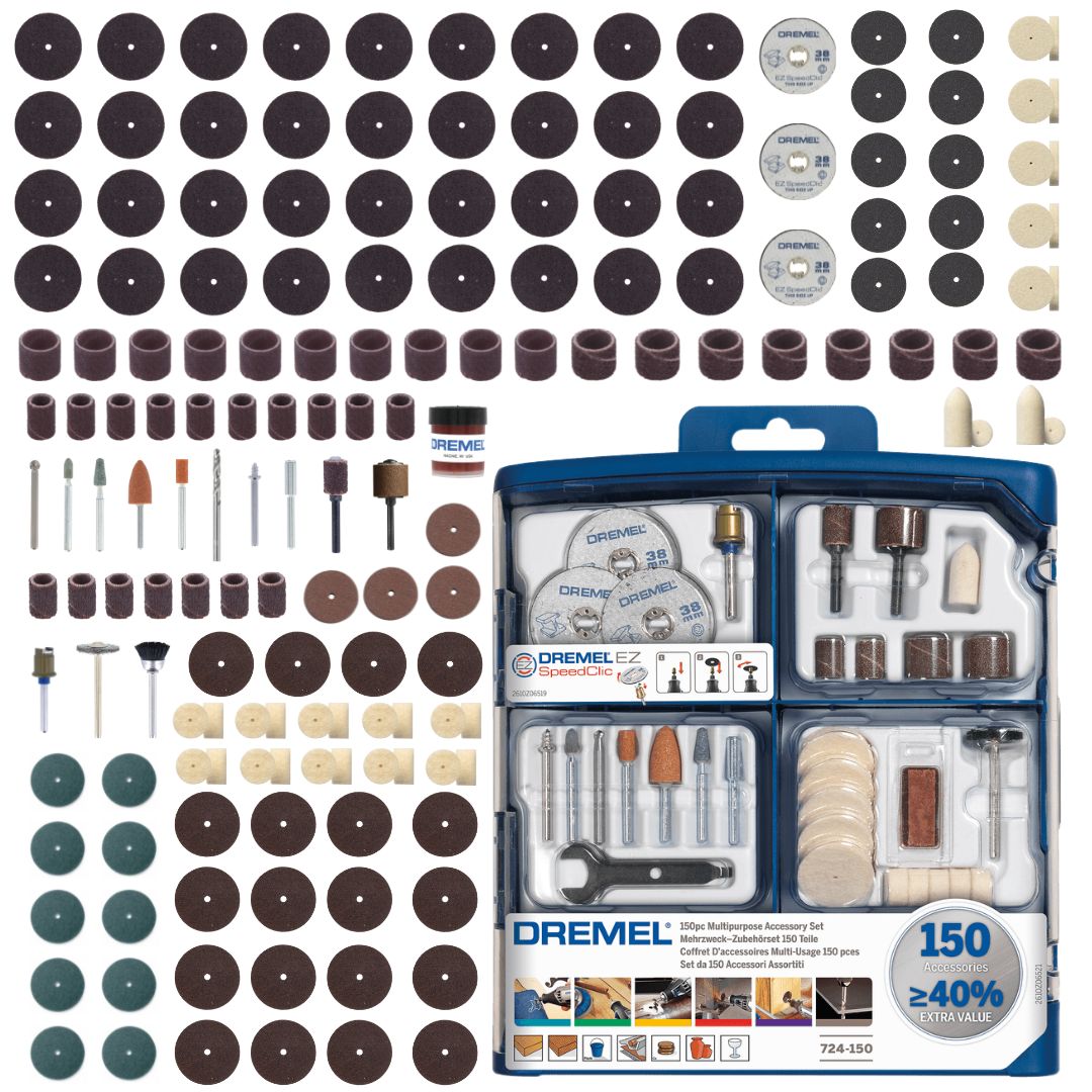 Dremel Mehrzweck-Zubehörset 150-tlg. Dremel Mehrzweck-Zubehörset 150-tlg.