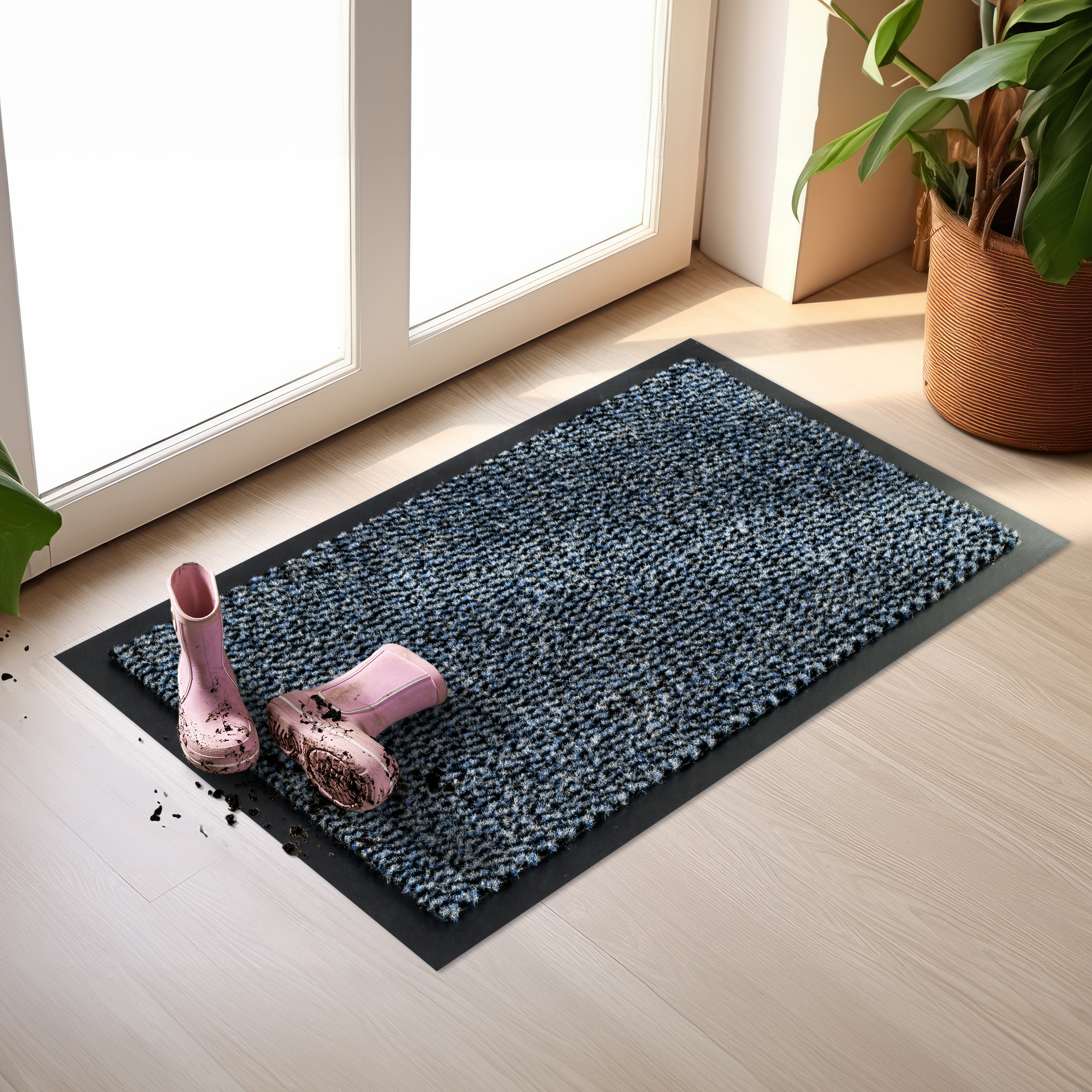 Astra Türmatte Achat 80 x 120 cm C.020, blau meliert