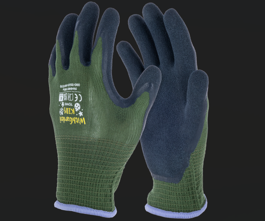 Towa Kinderhandschuh TOWA moosgrün 4-6 Jahre, latexbeschichtet