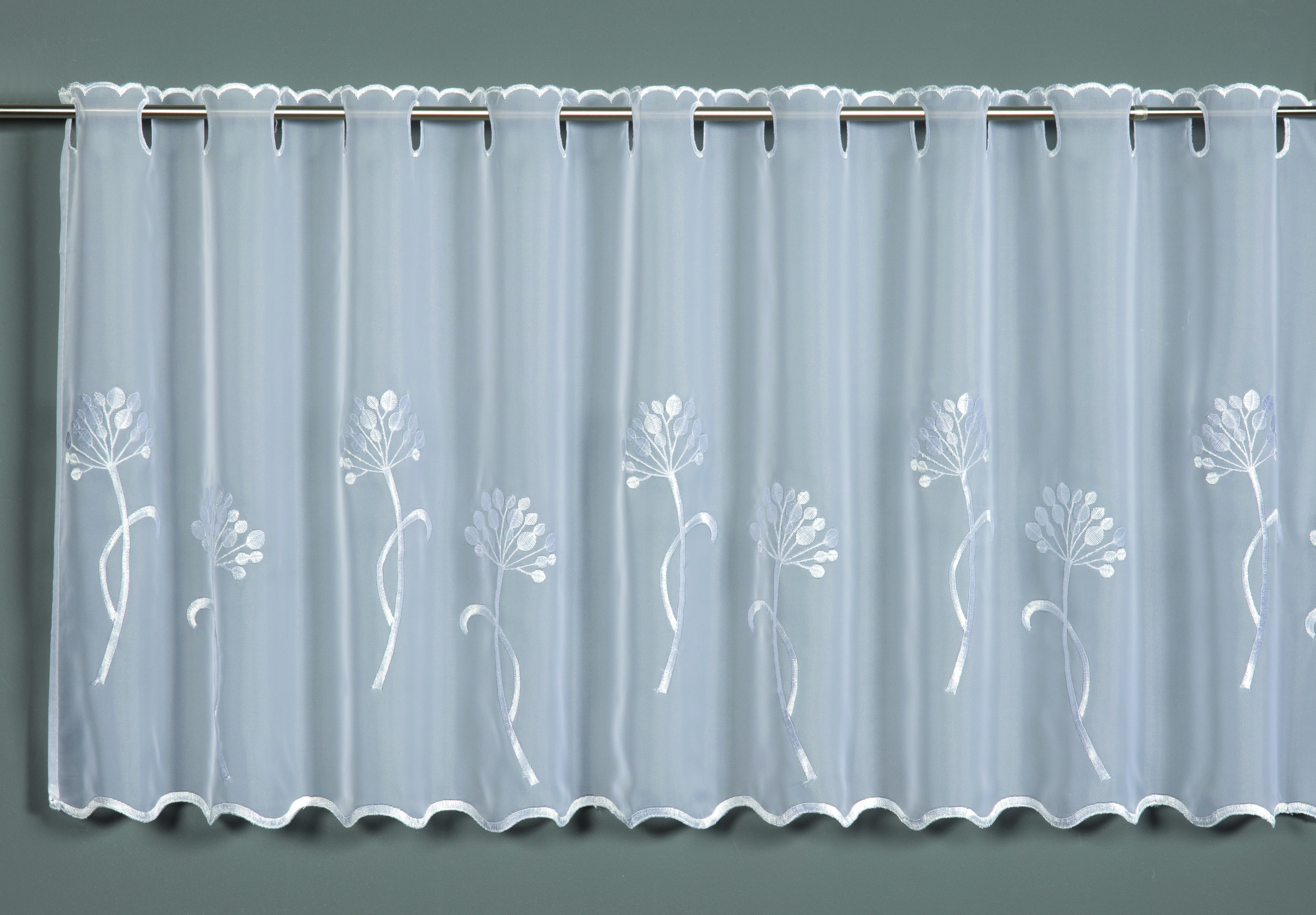 Sehlbach Fertiggardine weiß, 48 x 140 cm