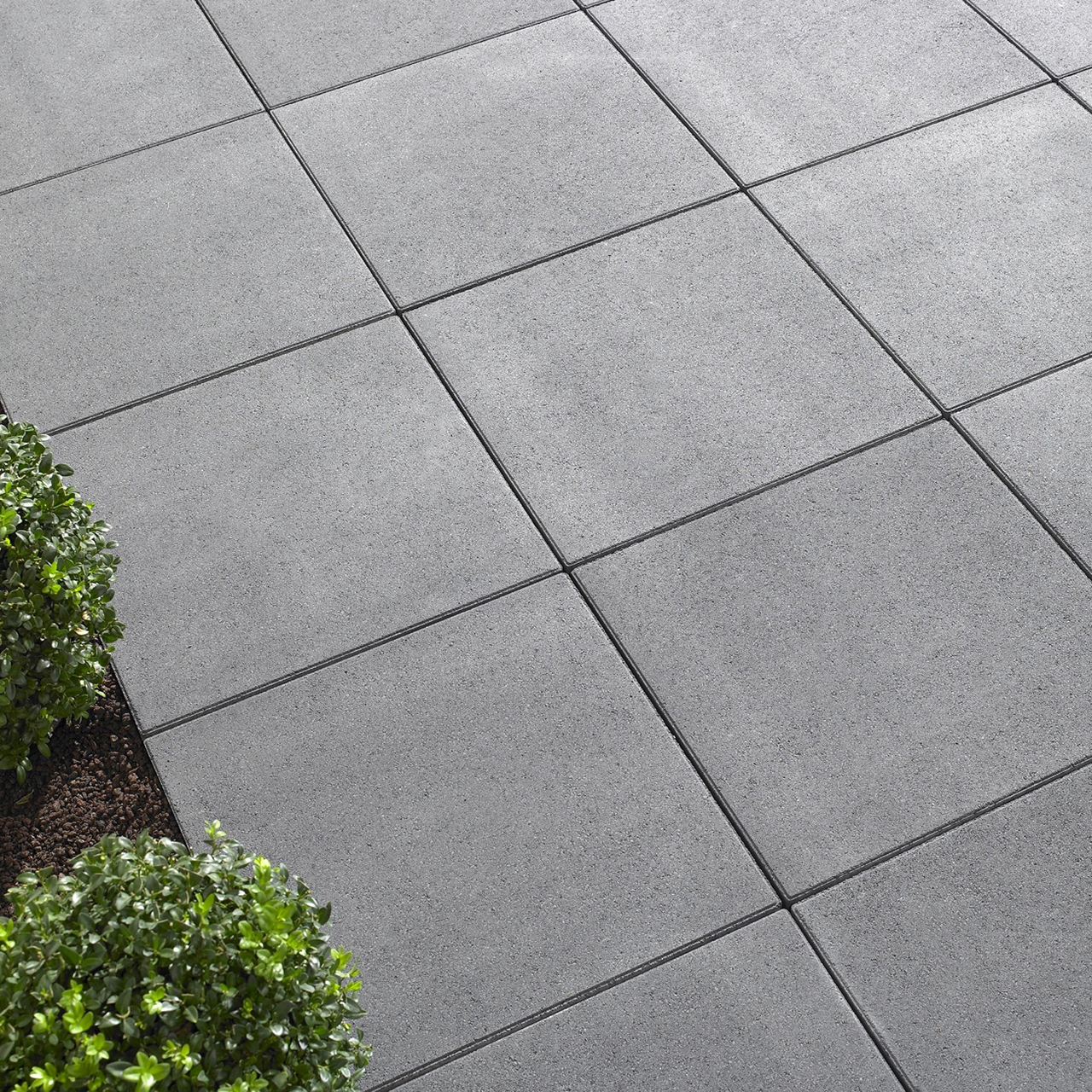 Kann Gehwegplatte 50 x 50 x 5 cm, Grau, betonglatt Kann Gehwegplatte 50 x 50 x 5 cm, Grau, betonglatt