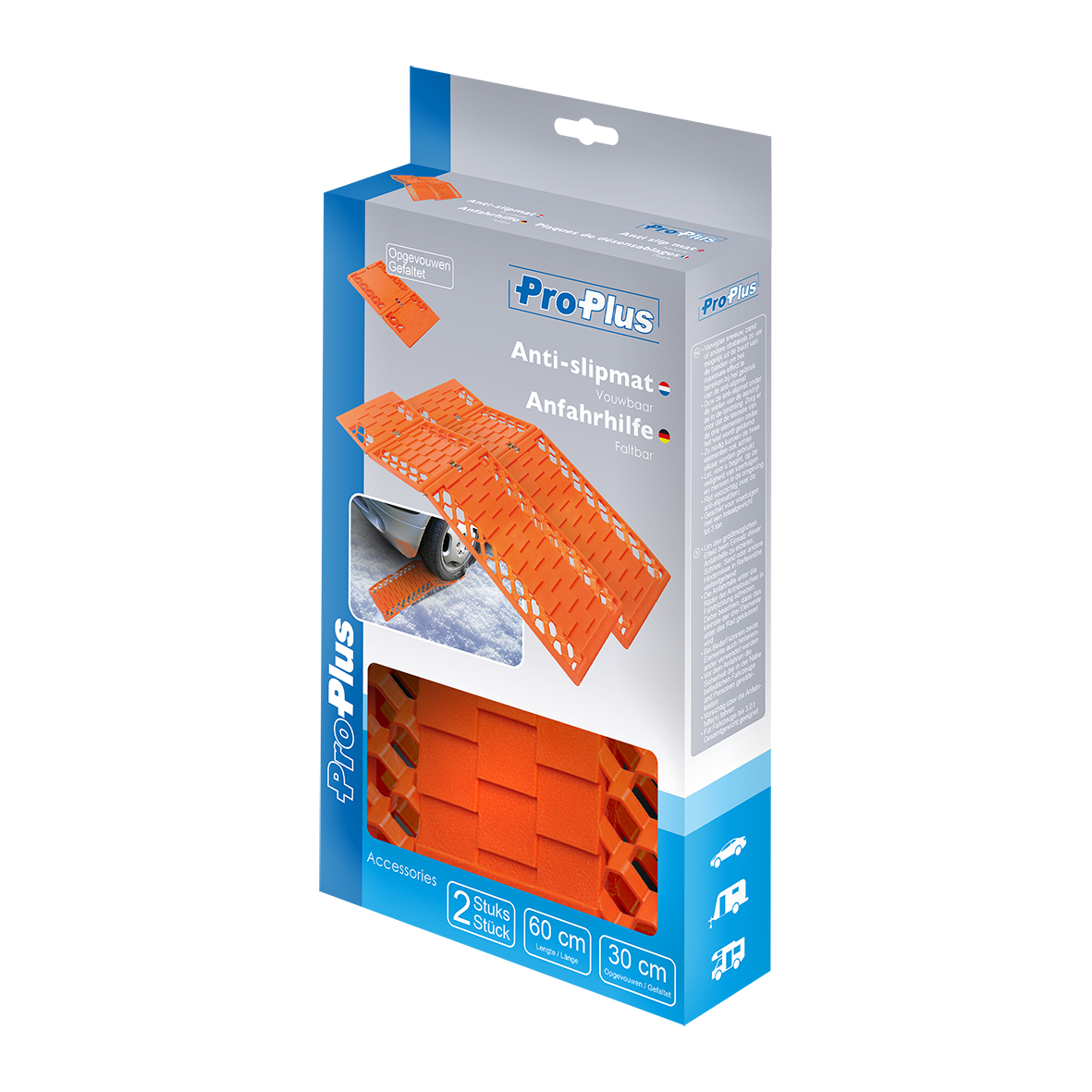 ProPlus Anfahrhilfe faltbar - Set von 2 St.