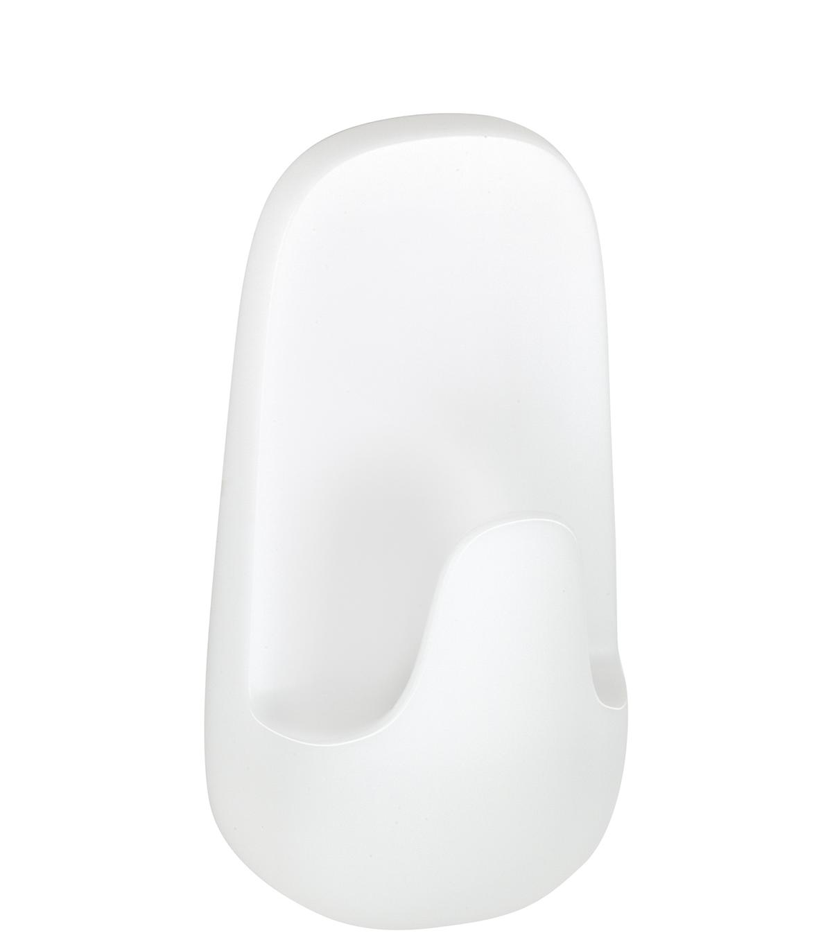 tesa_PS_Waterproof_hooks_59781_left_pr tesa Powerstrips Selbstklebeneder Haken Waterproof Large, Plastik weiß