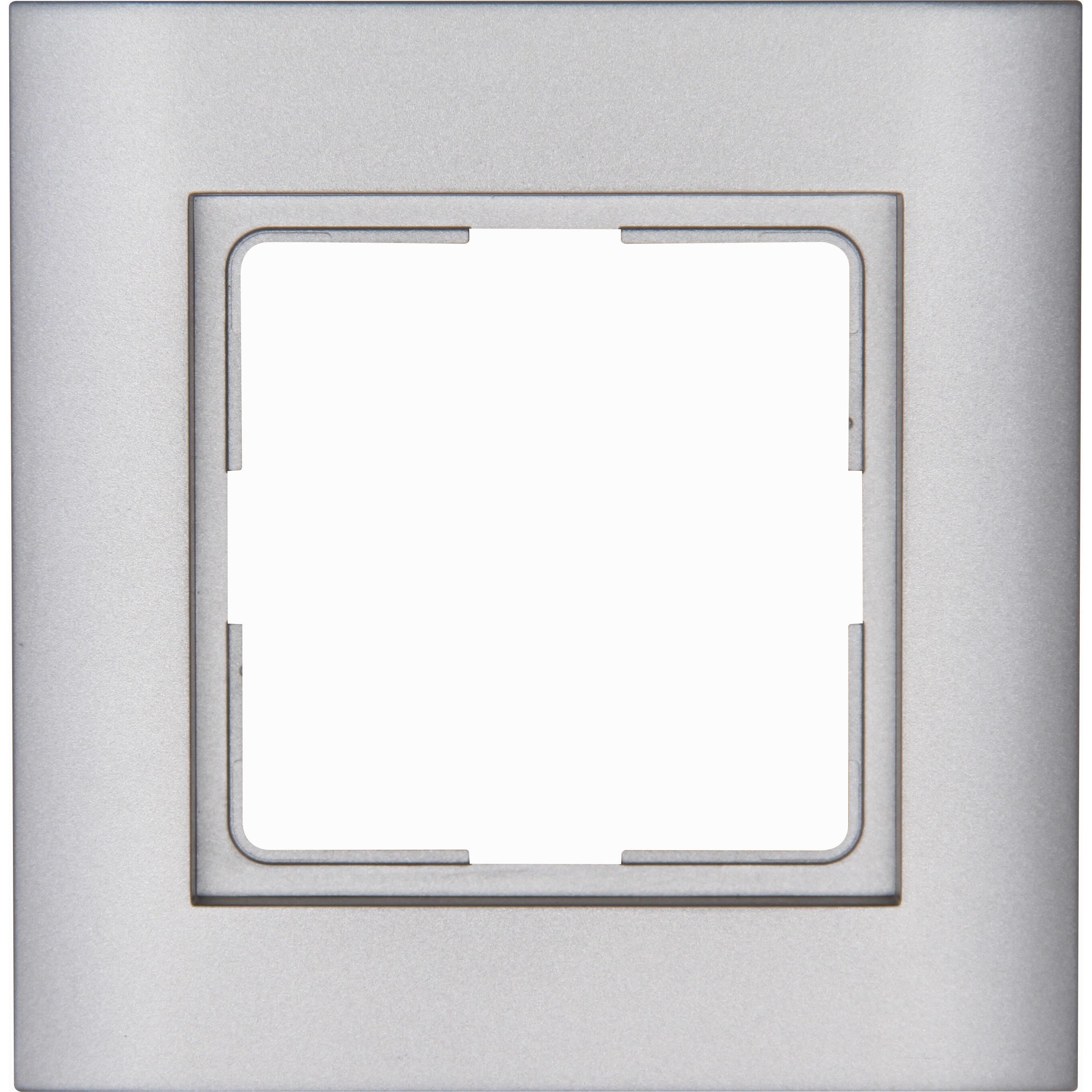 Kopp ATHENIS Abdeckrahmen 1-fach, stahl Kopp ATHENIS Abdeckrahmen 1-fach, stahl