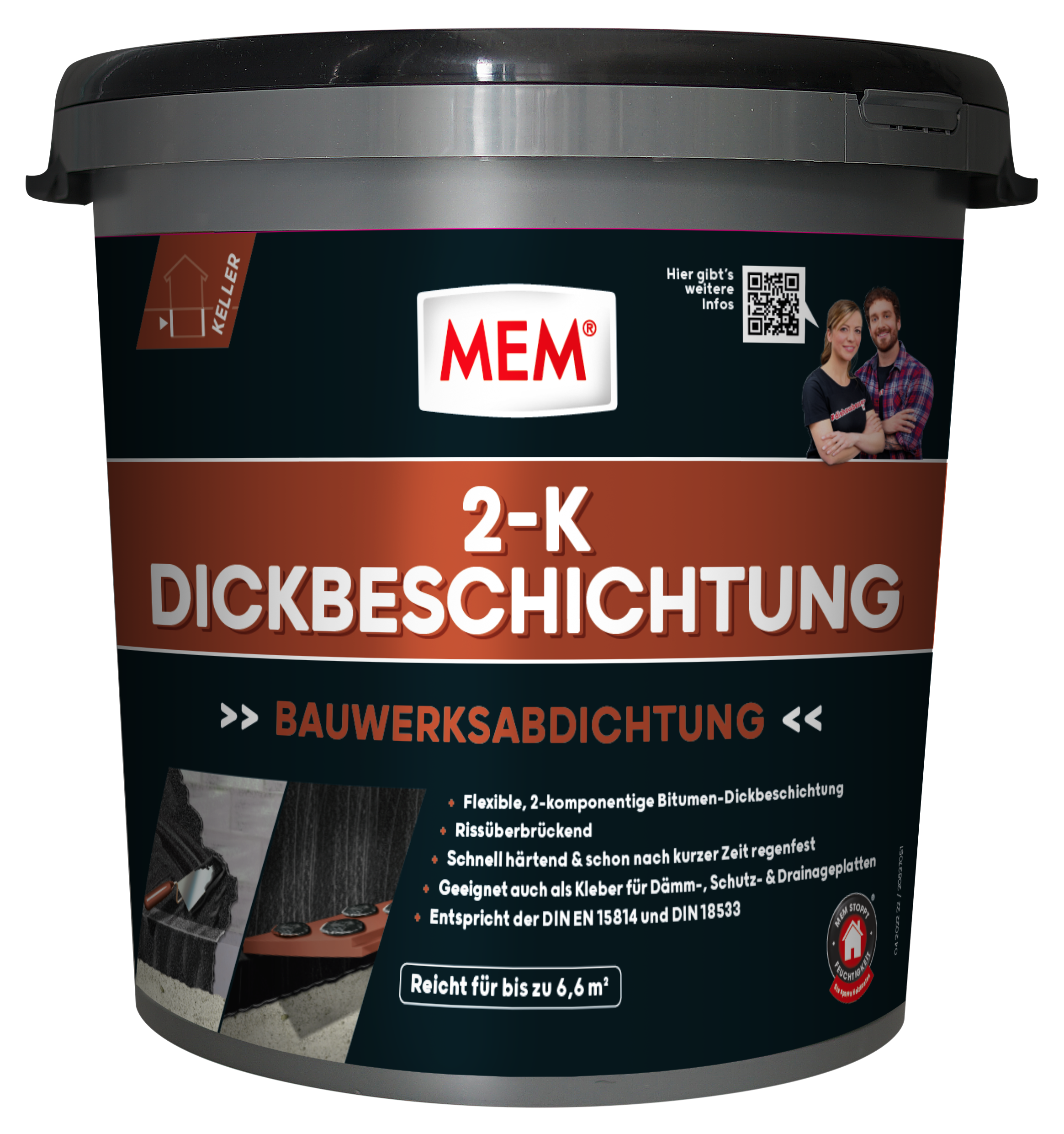 Mem Bitumen Dickbeschichtung, 2 k, 30 kg