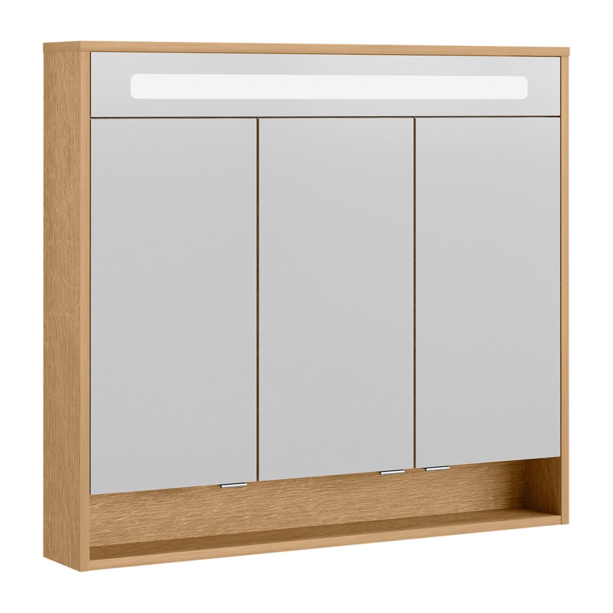 Fackelmann Natura LED Spiegelschrank, 93,5 cm breit