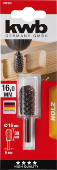 494300-300 Kwb Profilraspel 16 x 30 mm