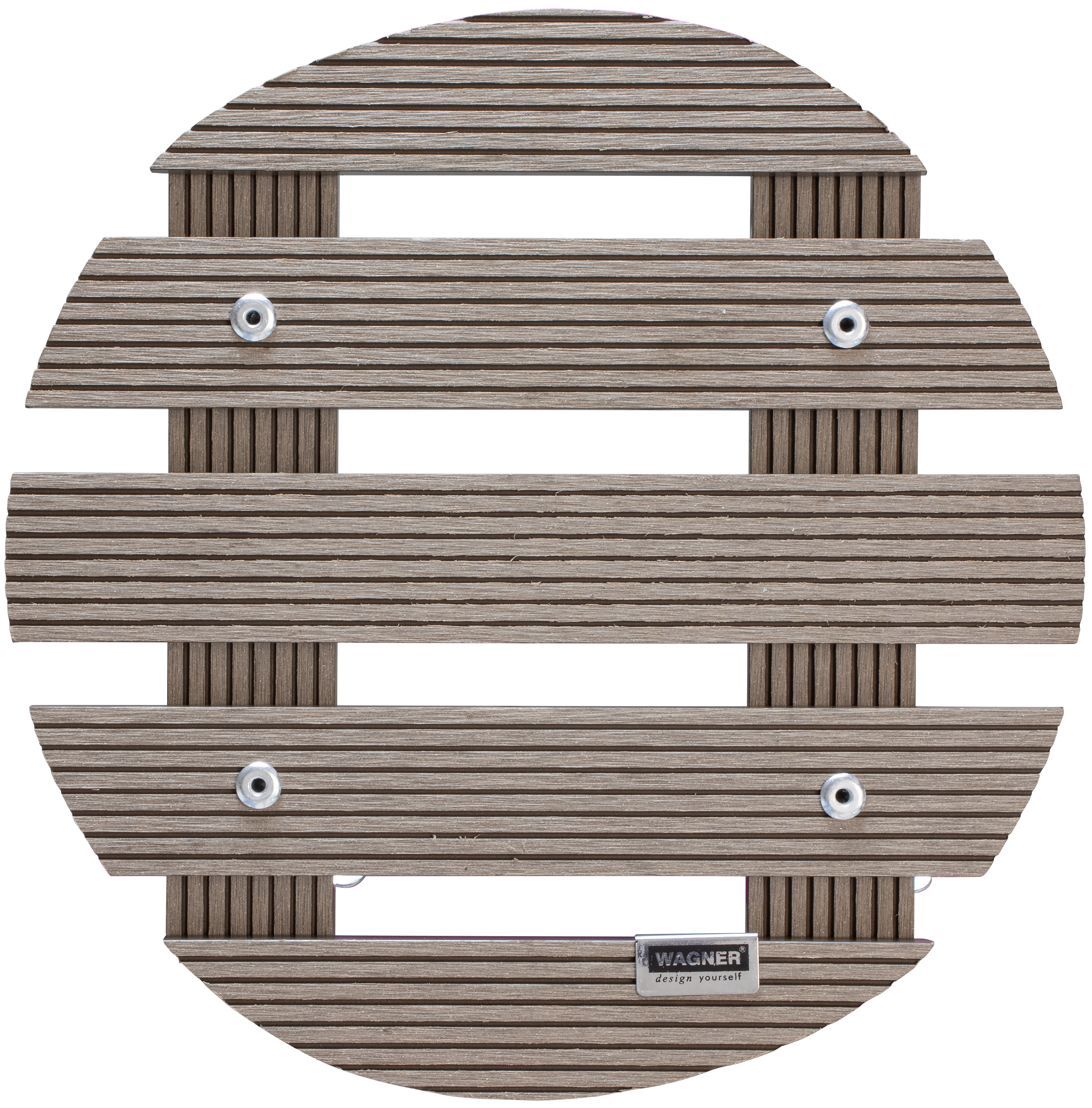 Wagner Pflanzenroller WPC, Ø 290 mm, taupe
