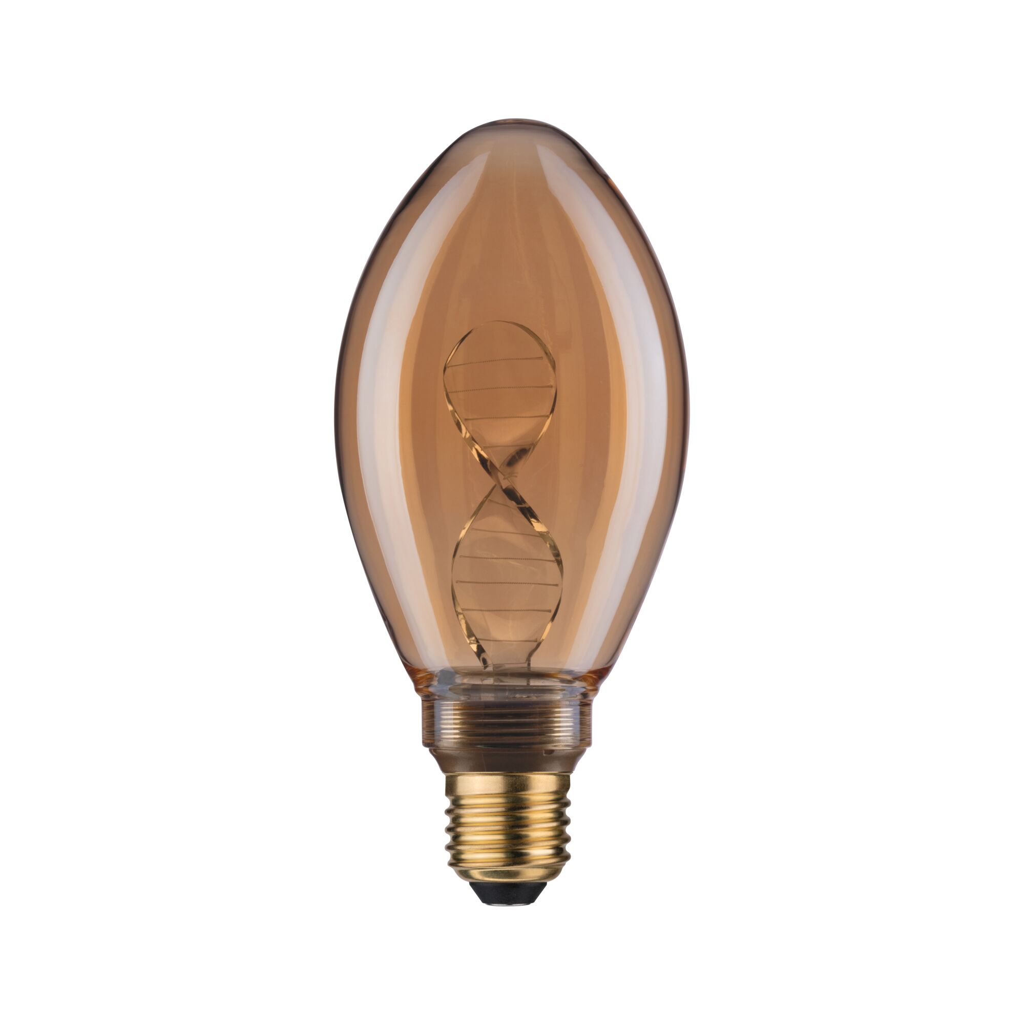 Paulmann LED B75 Inner Glow Helix, 180lm, E27, gold, 1800K Paulmann LED B75 Inner Glow Helix, 180lm, E27, gold, 1800K