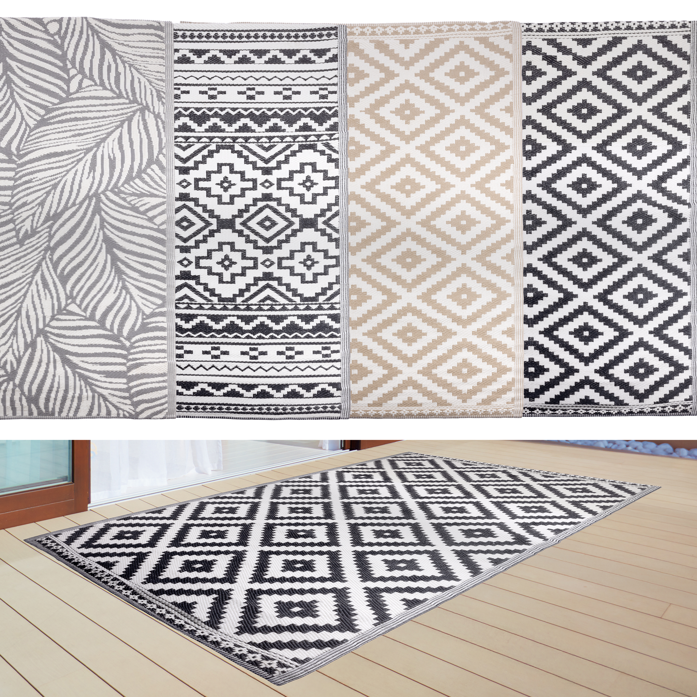 Garden Hero Outdoor-Teppich, 160 x 230 cm