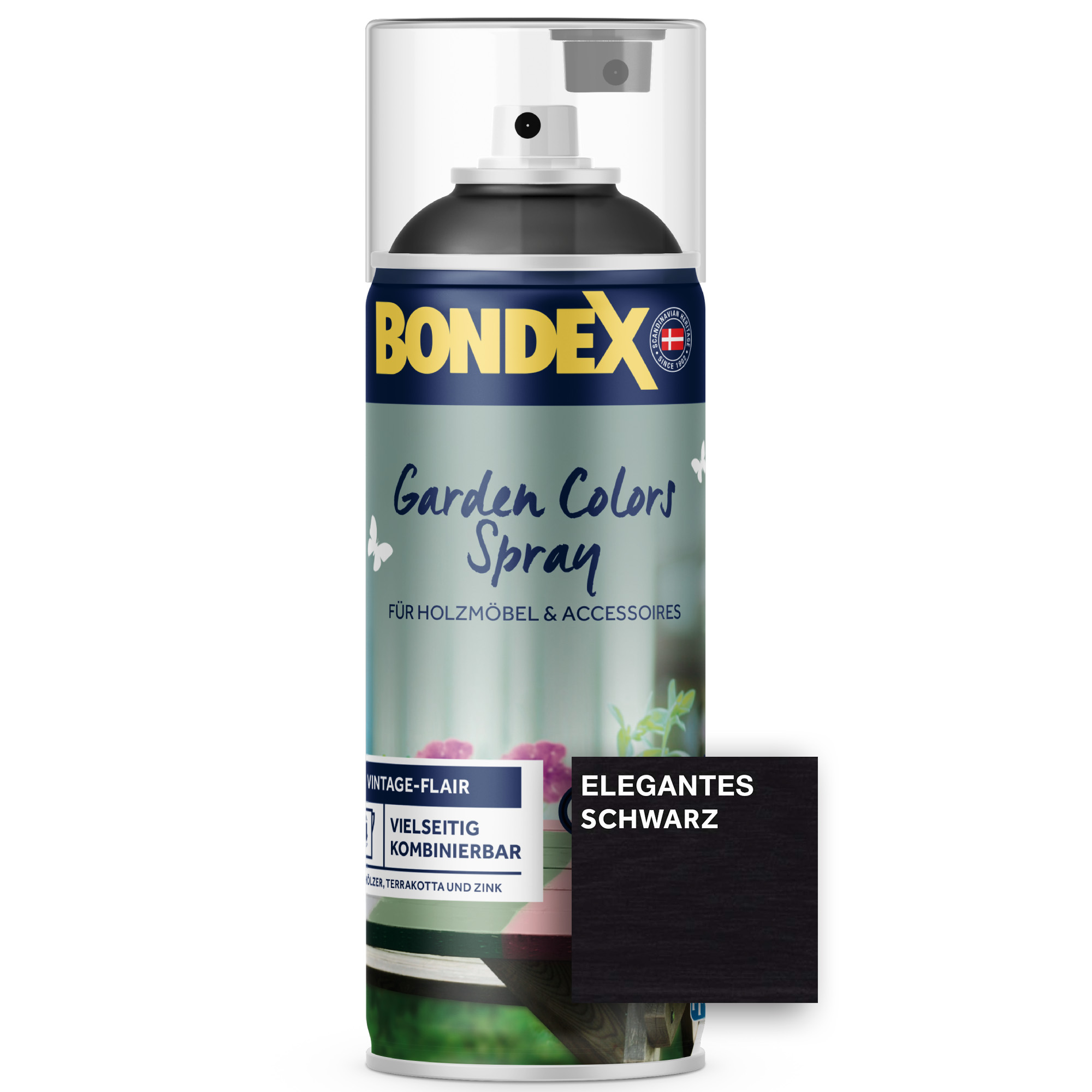 Bondex Garden Colors Spray elegantes schwarz, 0,4 l Bondex Garden Colors Spray elegantes schwarz, 0,4 l