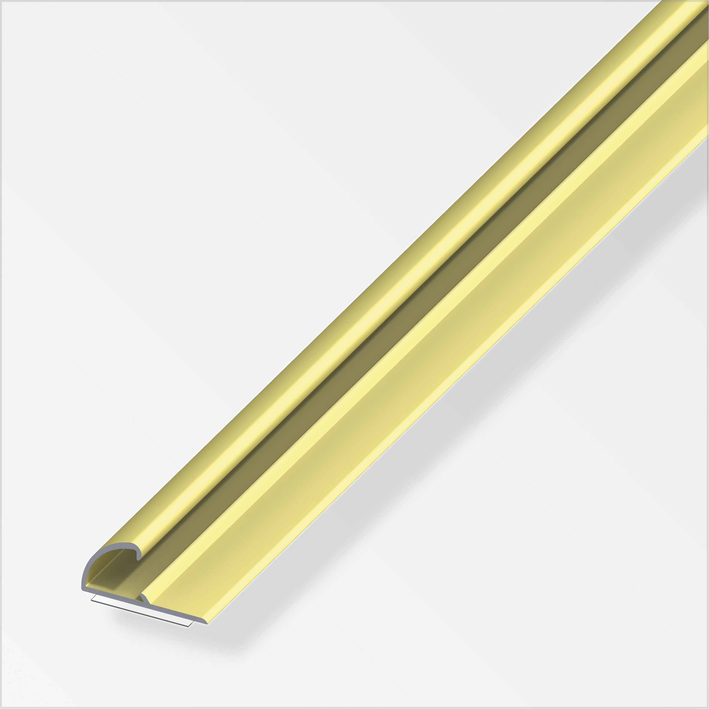 257802_Abschluss-Profil Alfer Abschluss-Profil 26 x 13 mm, messing