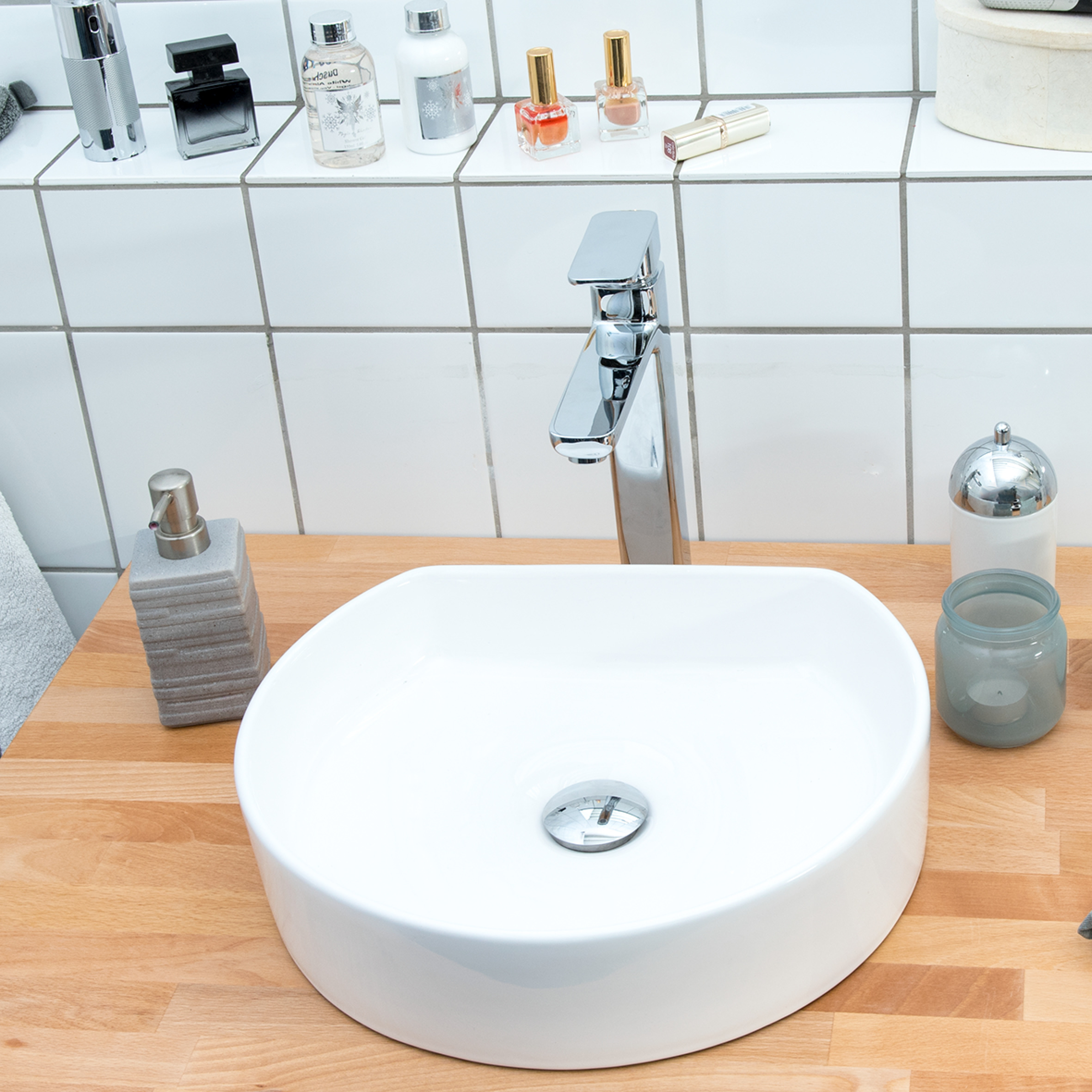 327657-pt2   AUFSATZWASCHTISCH ANTA 40CM WEIß