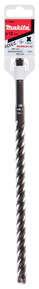 Makita SDS-PLUS NEMESISII Bohrer, 12 x 260 mm Makita SDS-PLUS NEMESISII Bohrer, 12 x 260 mm